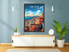 San Juan Travel Poster | San Juan Wall Art | San Juan Print | San Juan Puerto Rico | Housewarming Gift | Puerto Rico Poster | ID 773