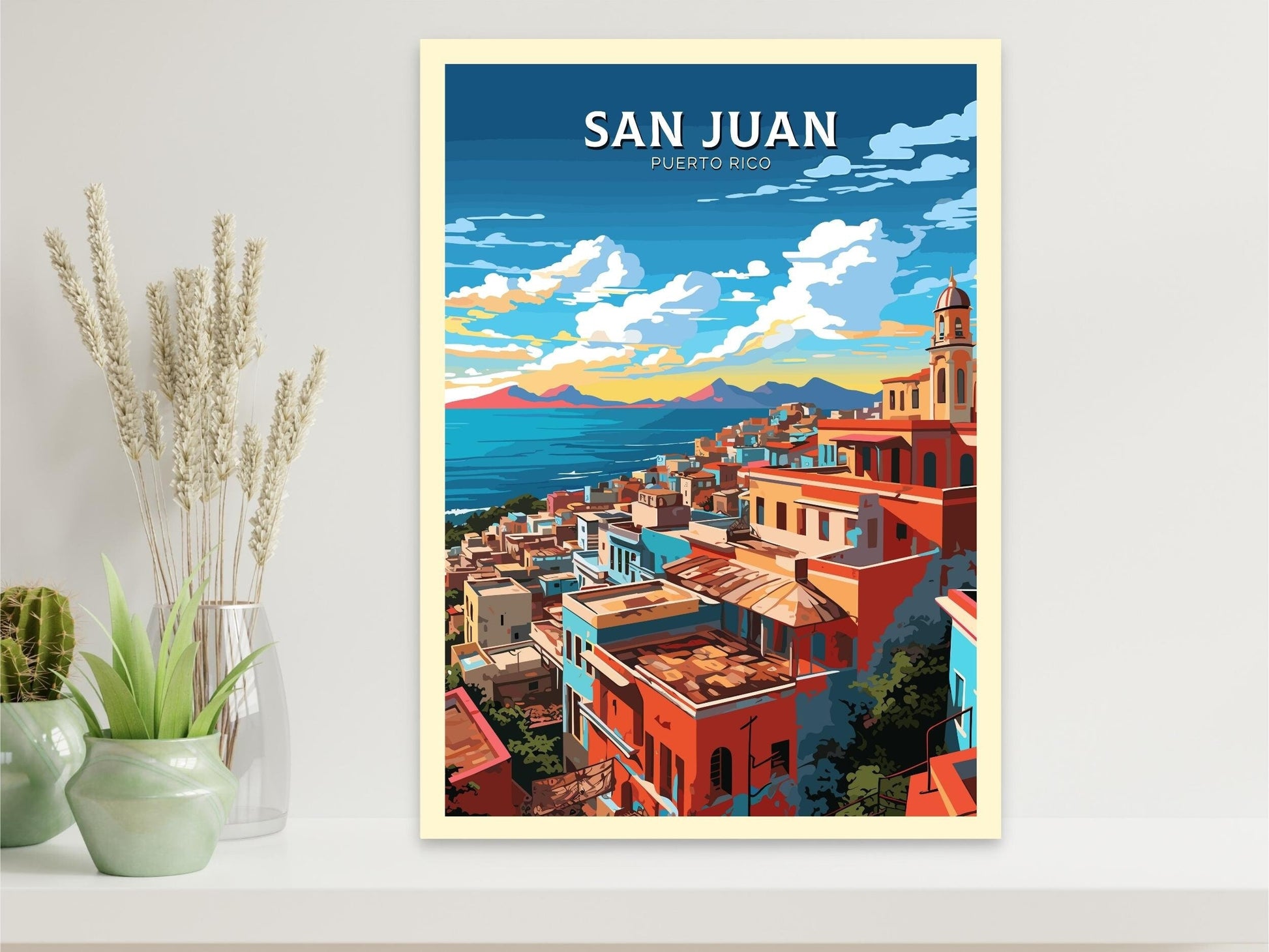 San Juan travel poster