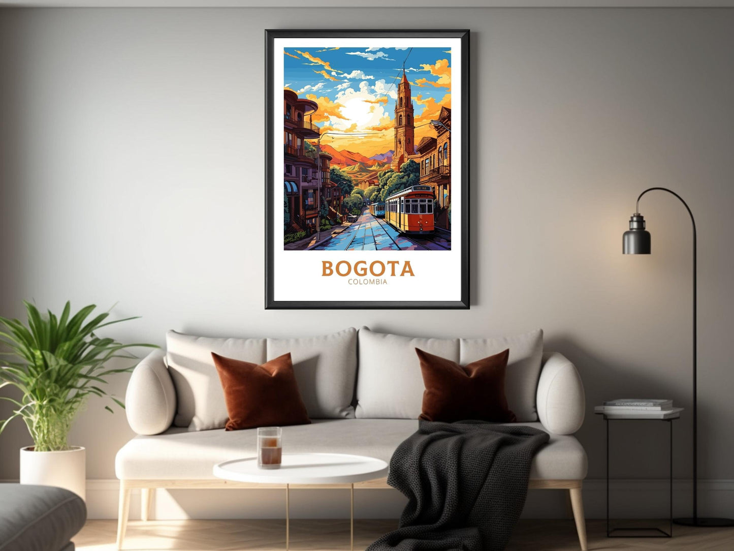 Bogota Travel print