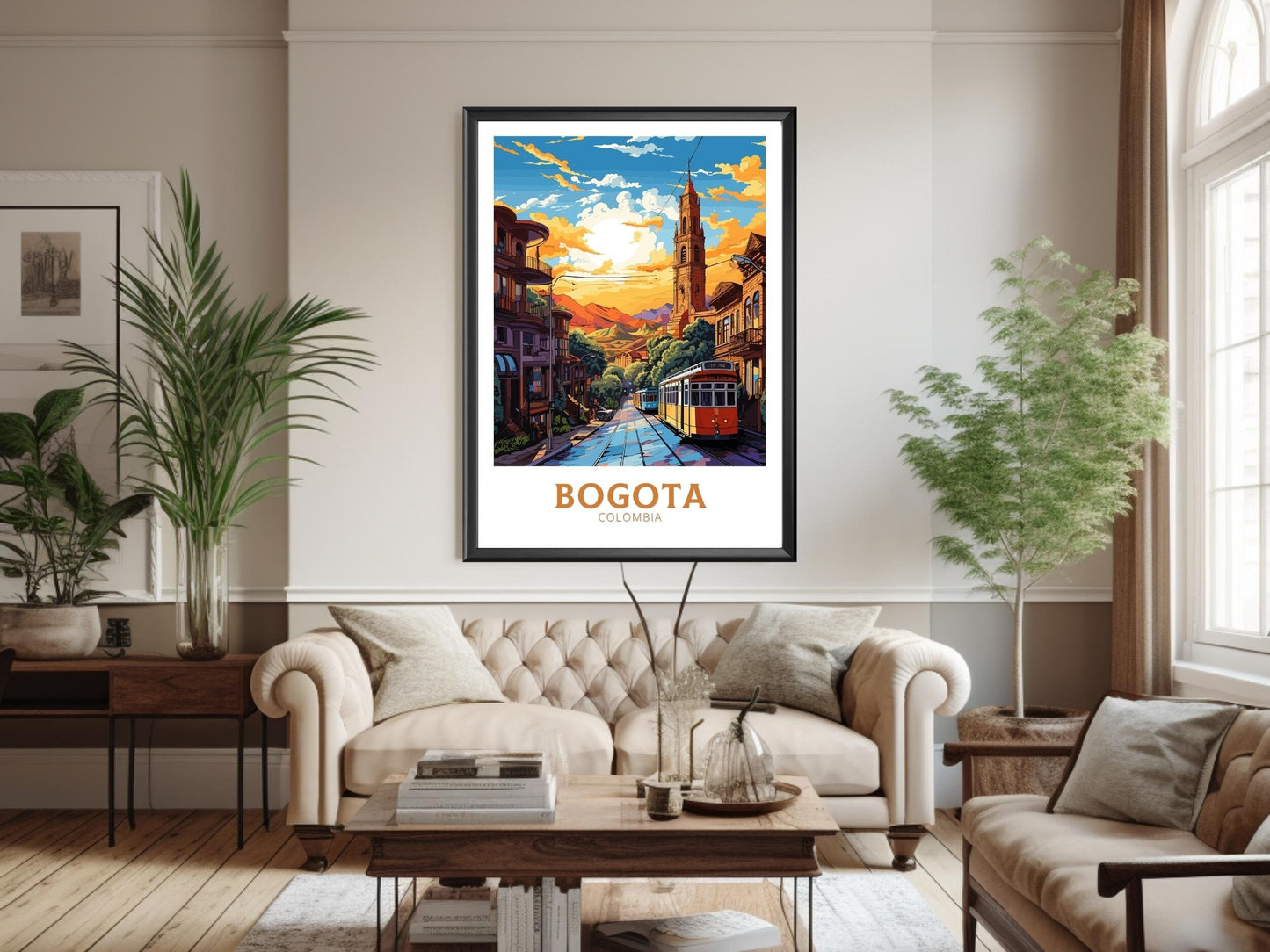 Bogota Travel print