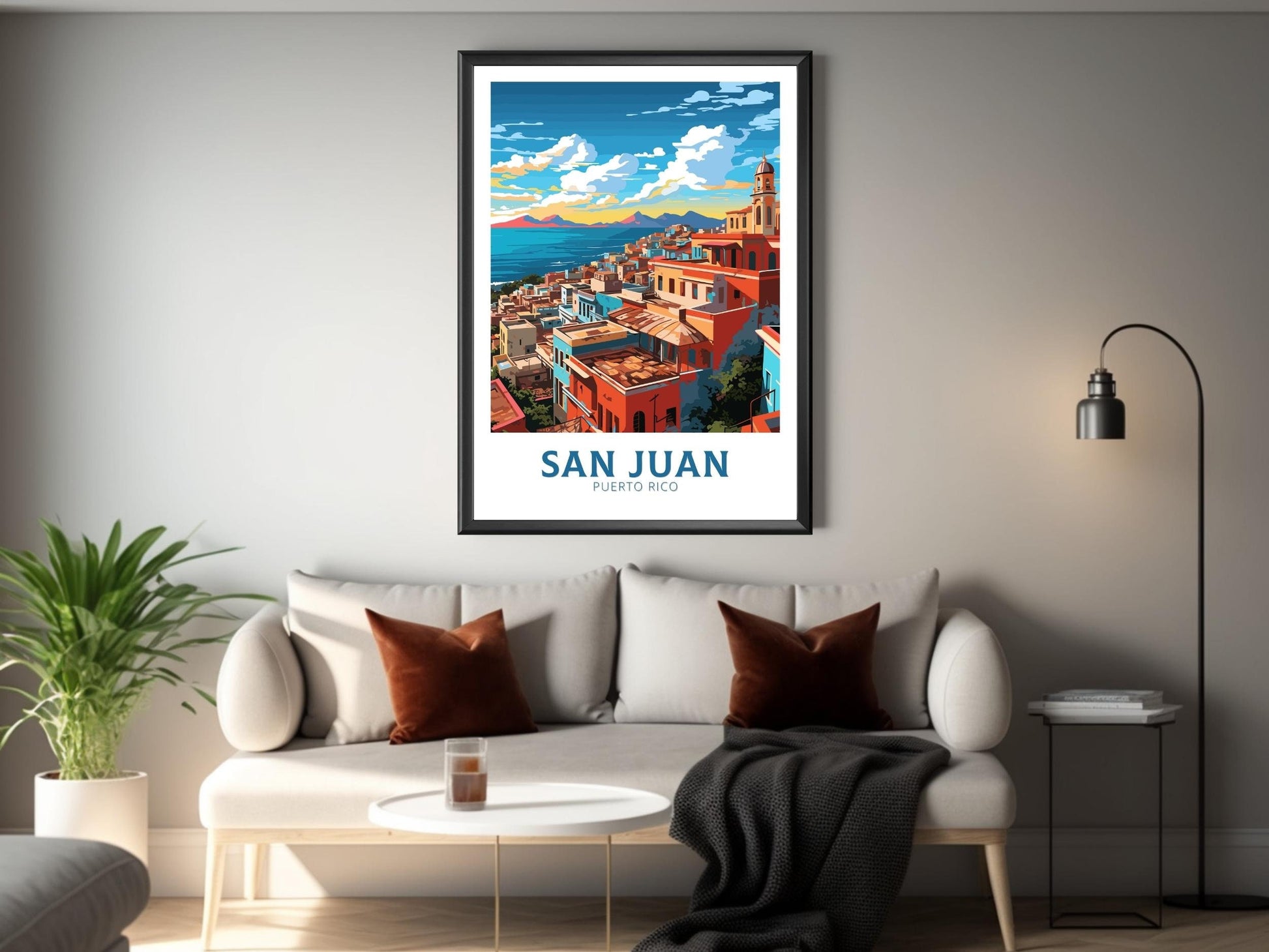 San Juan travel poster