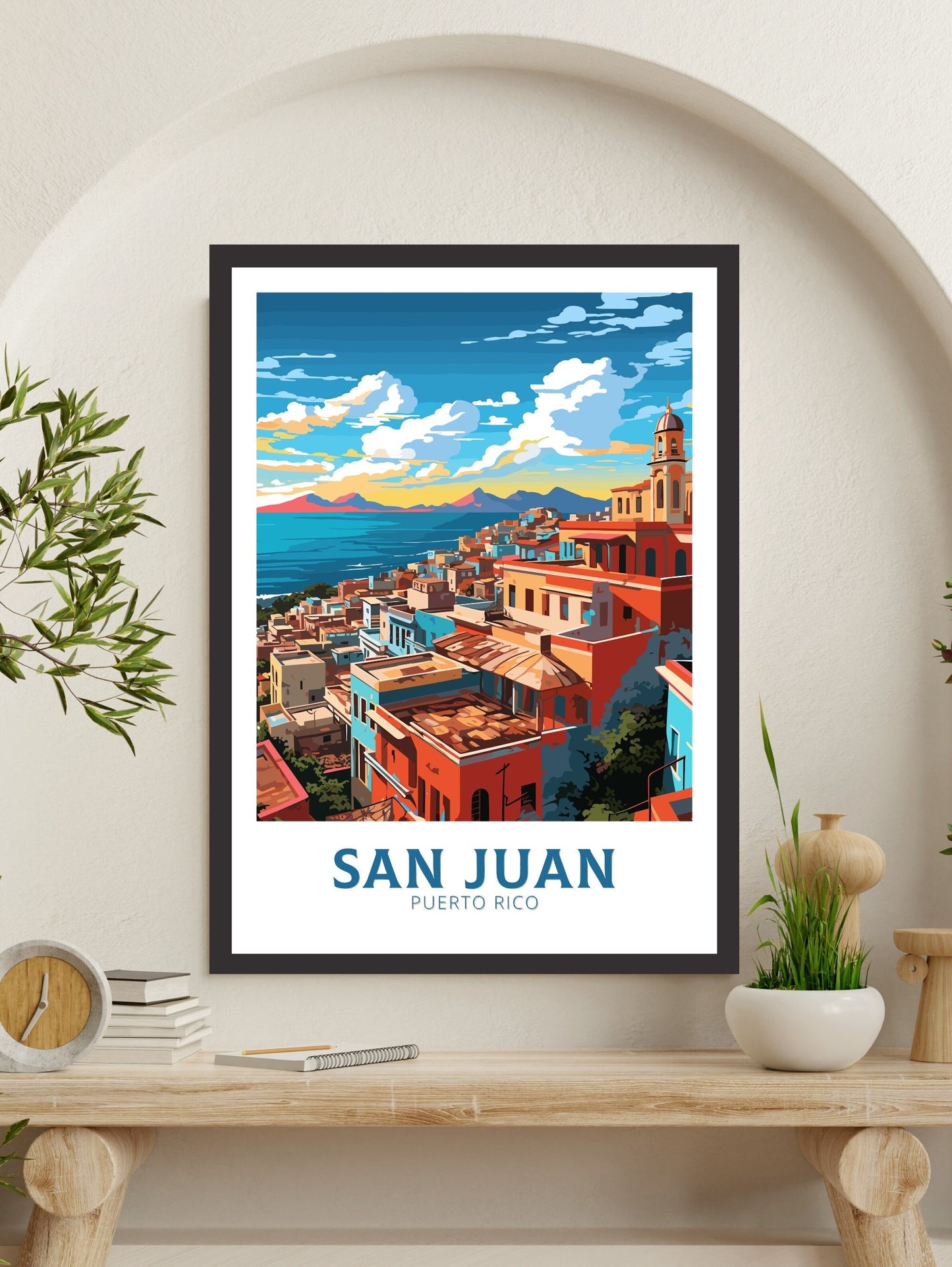 San Juan travel poster