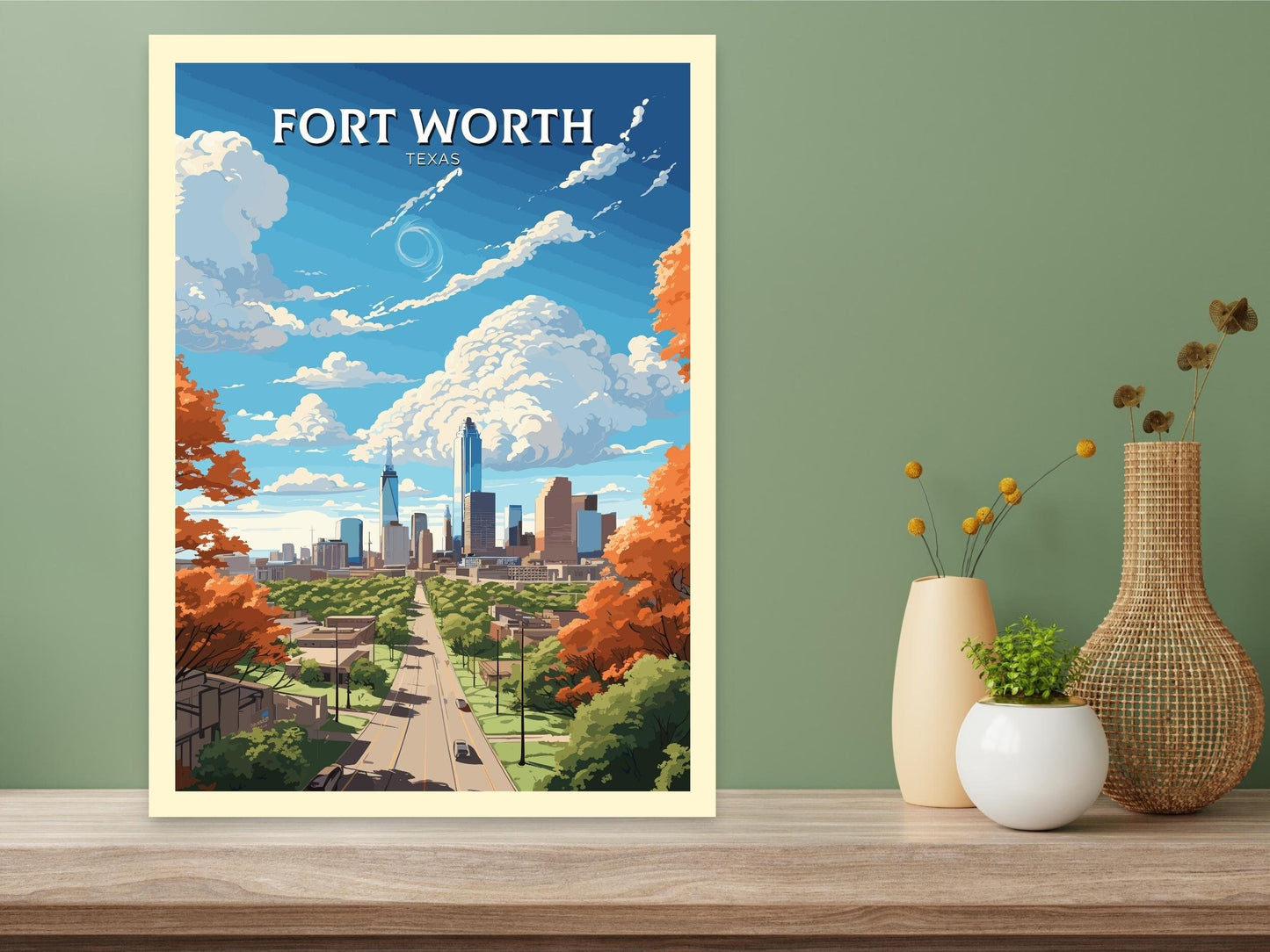 Fort Worth print