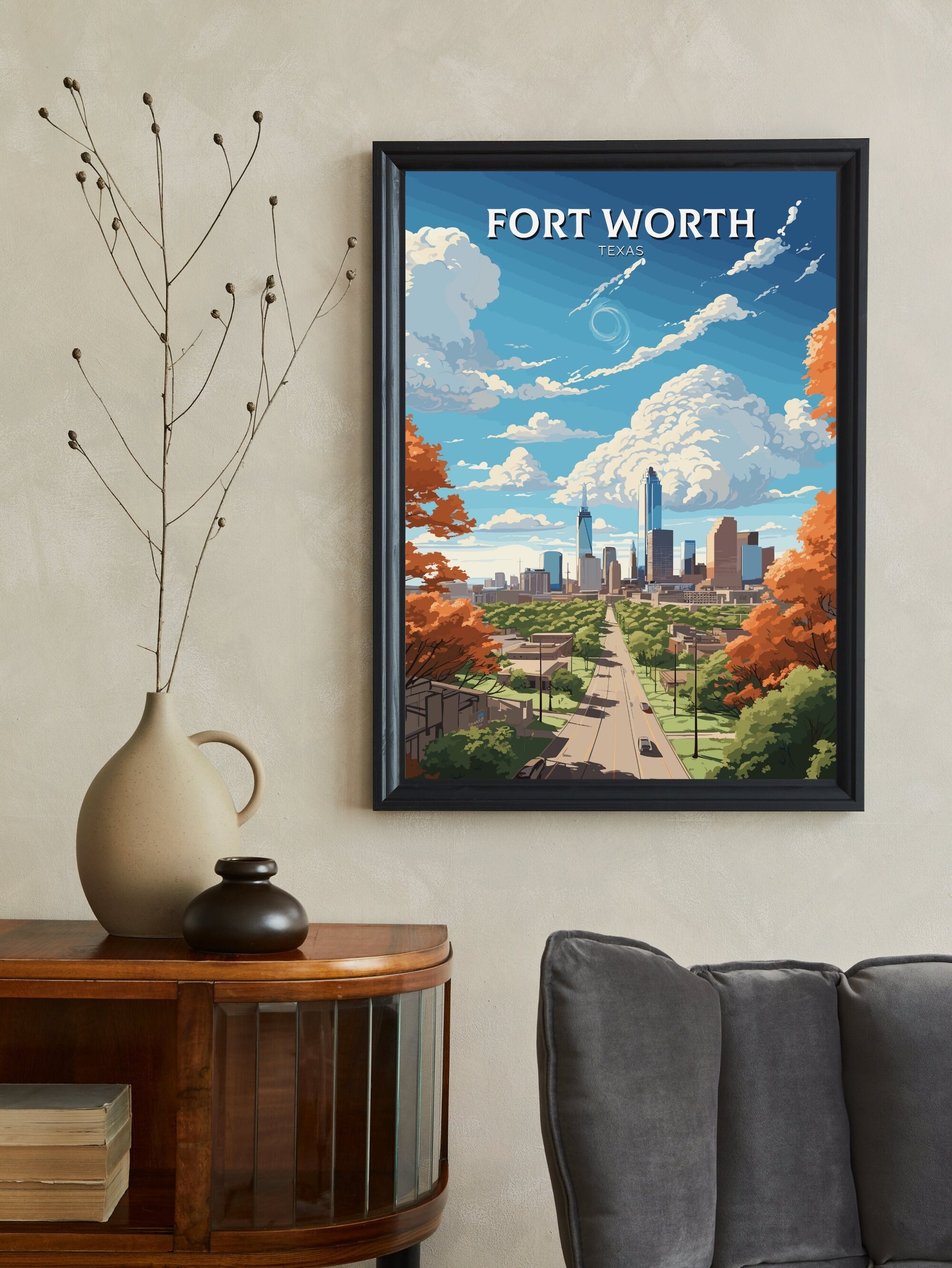 Fort Worth print