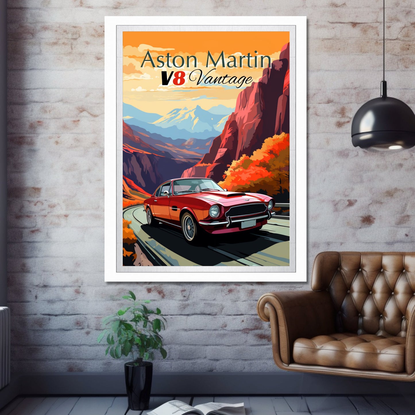 Aston Martin V8 Vantage Poster