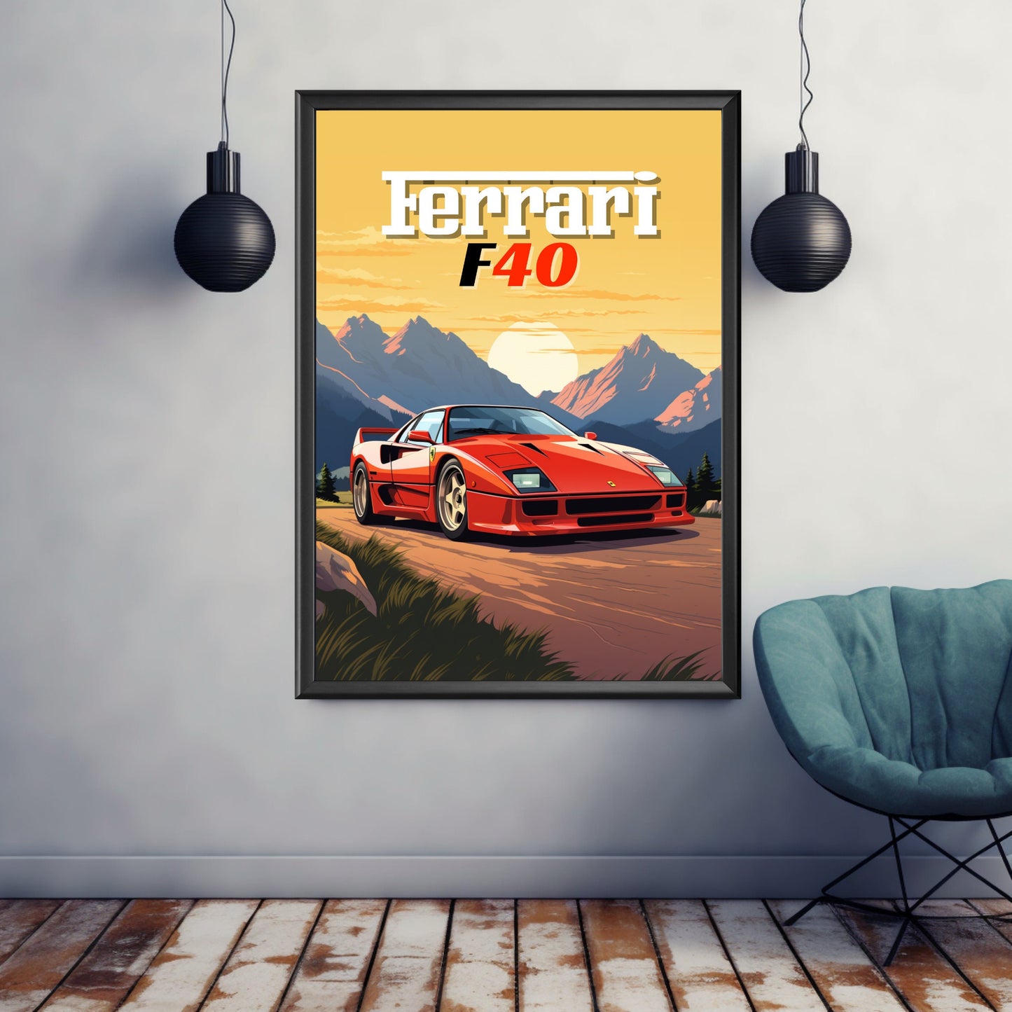 Ferrari F40 Print