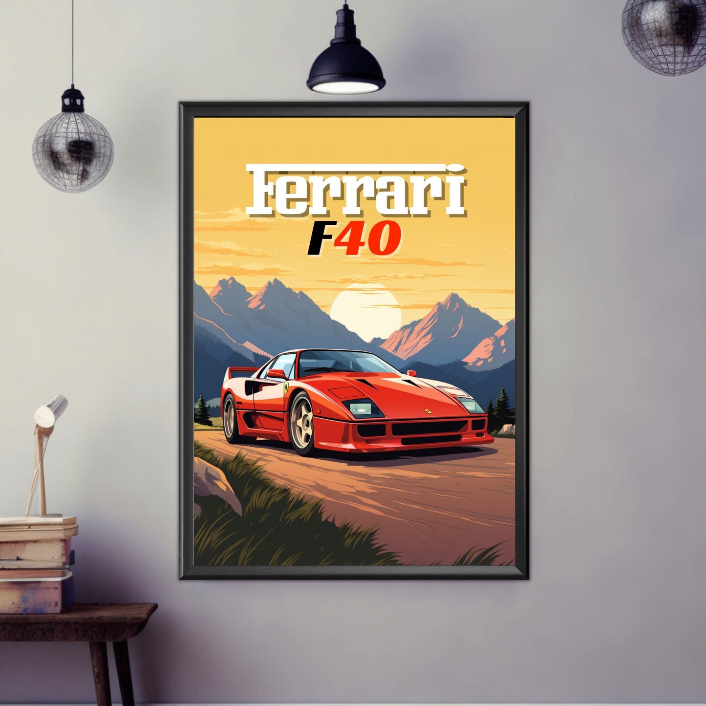 Ferrari F40 Print