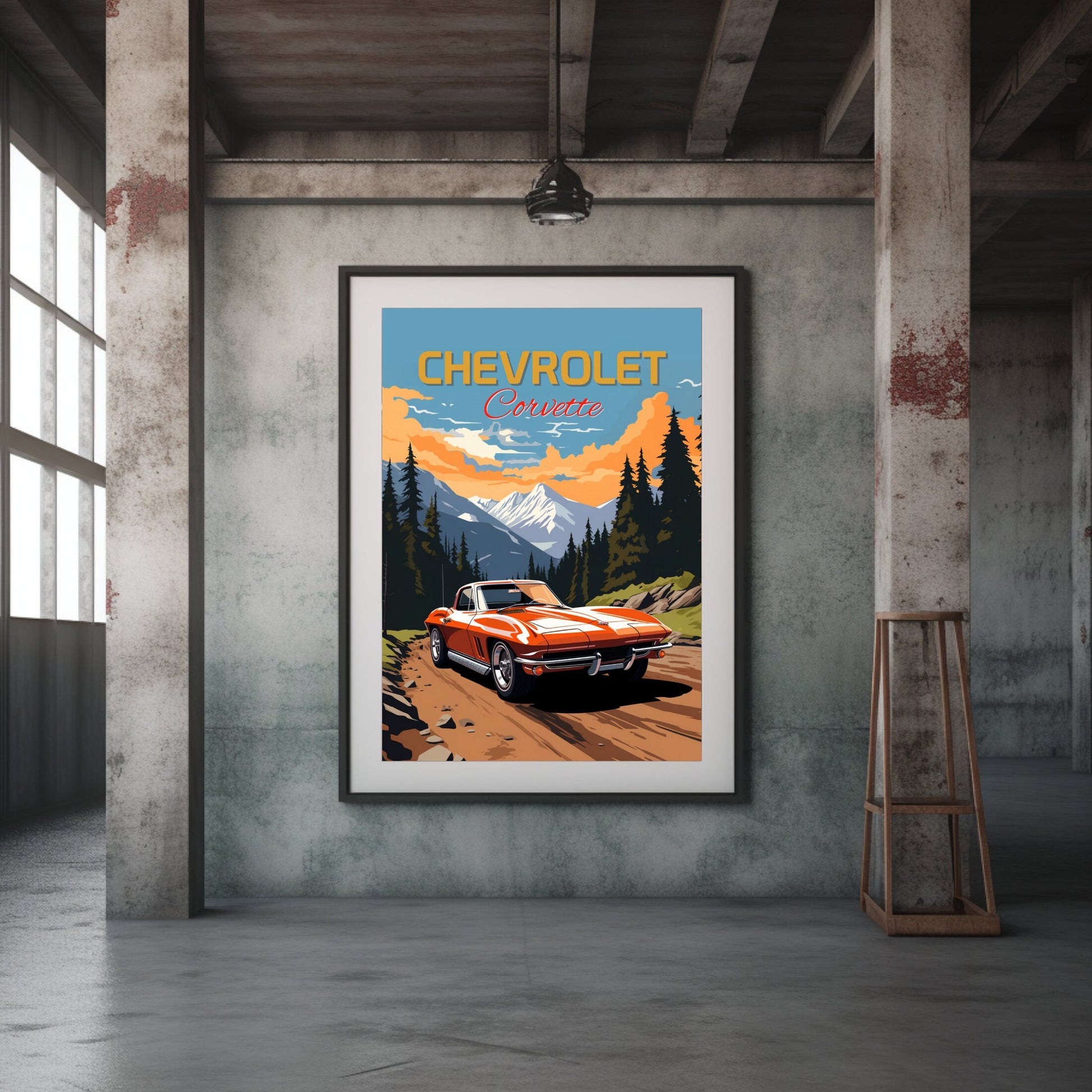 Chevrolet Corvette C2 Print