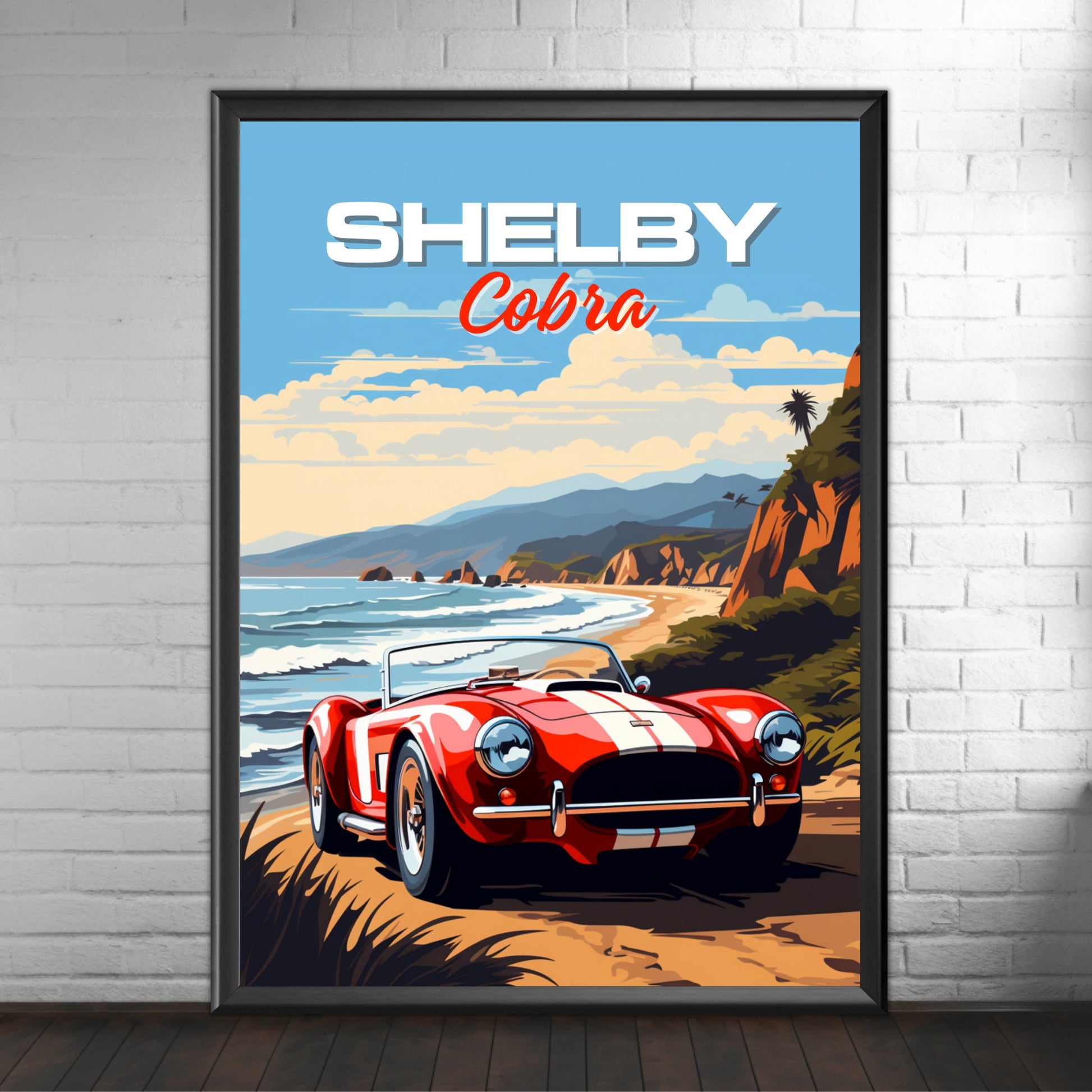 Shelby Cobra 1960s Car Print