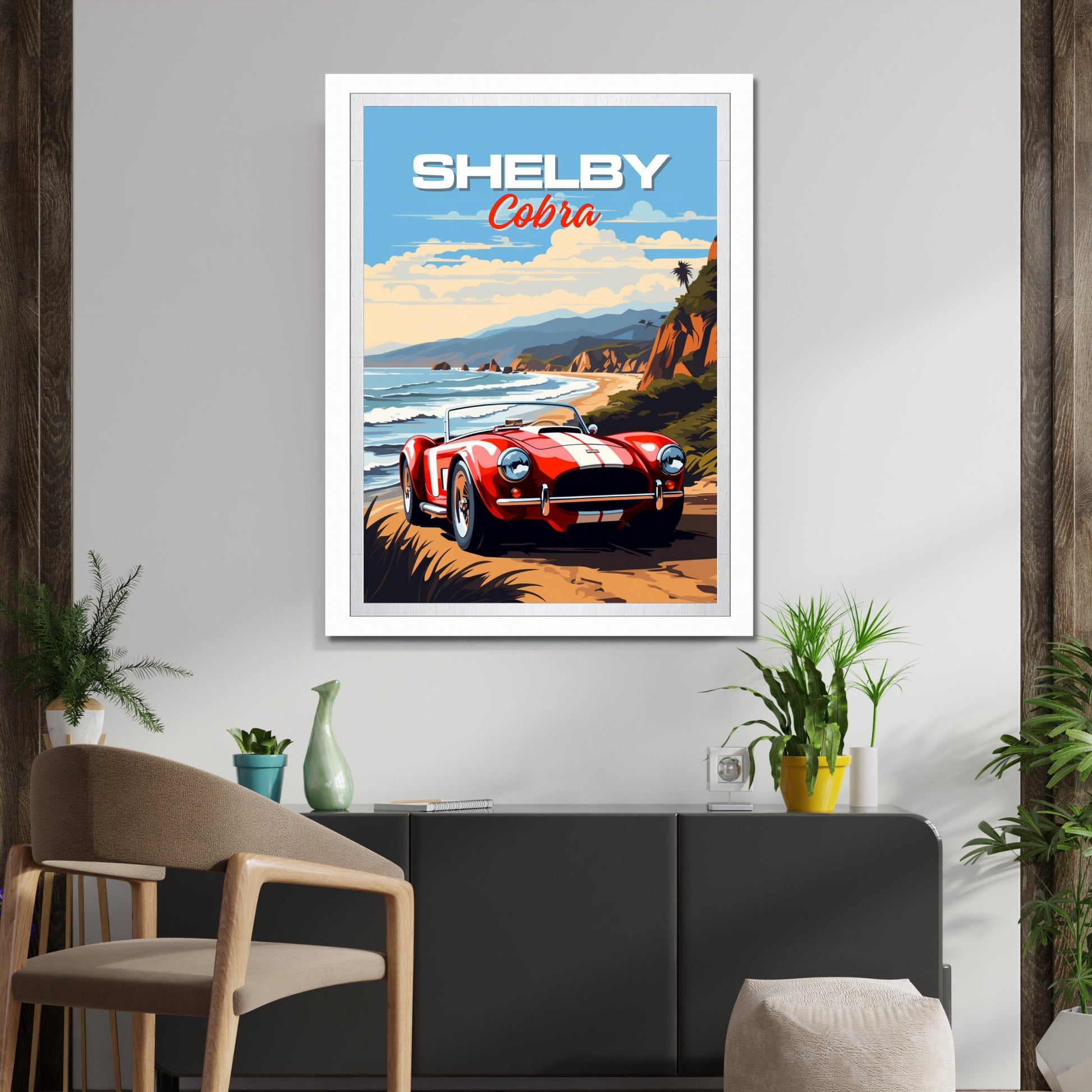 Shelby Cobra 1960s Car Print