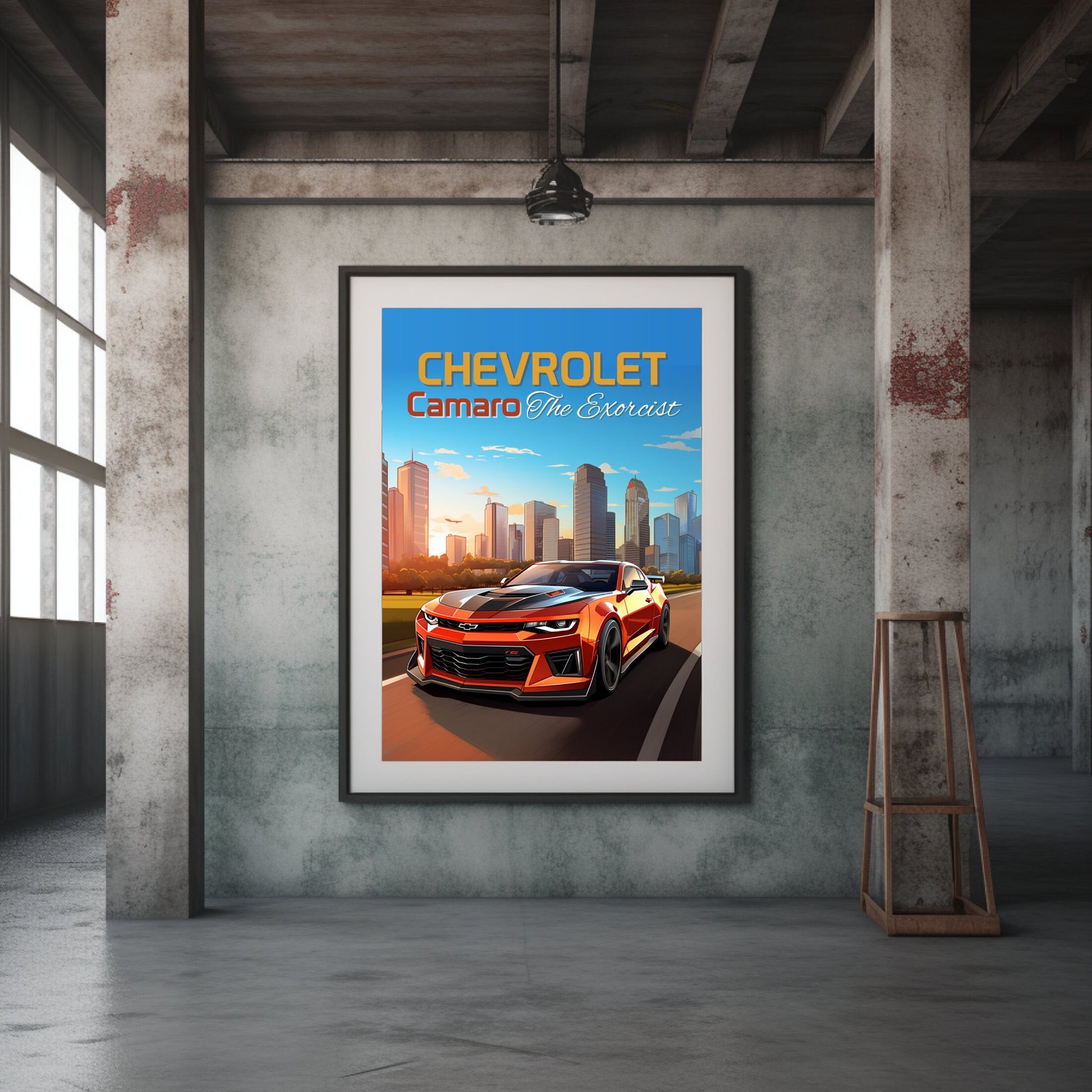 Chevrolet Camaro The Exorcist Print