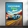 Dodge Viper Poster, Dodge Viper Print, 2010s Car Print, Car Art, Muscle Car Print, Car Print, Car Poster, Sports Car Print