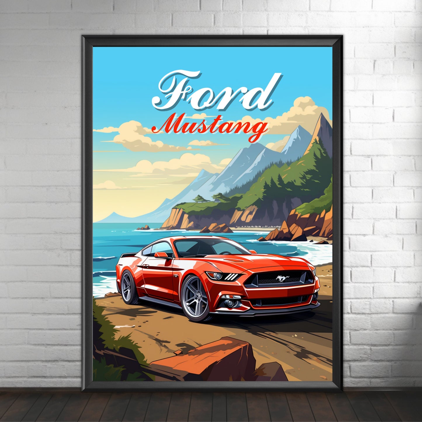 Ford Mustang Poster