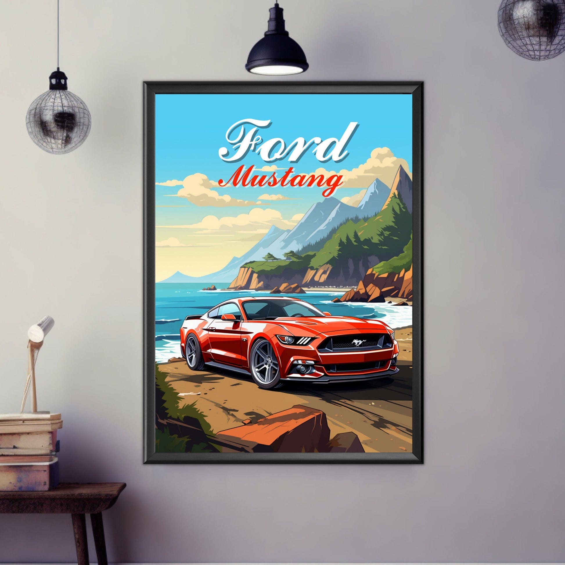 Ford Mustang Poster