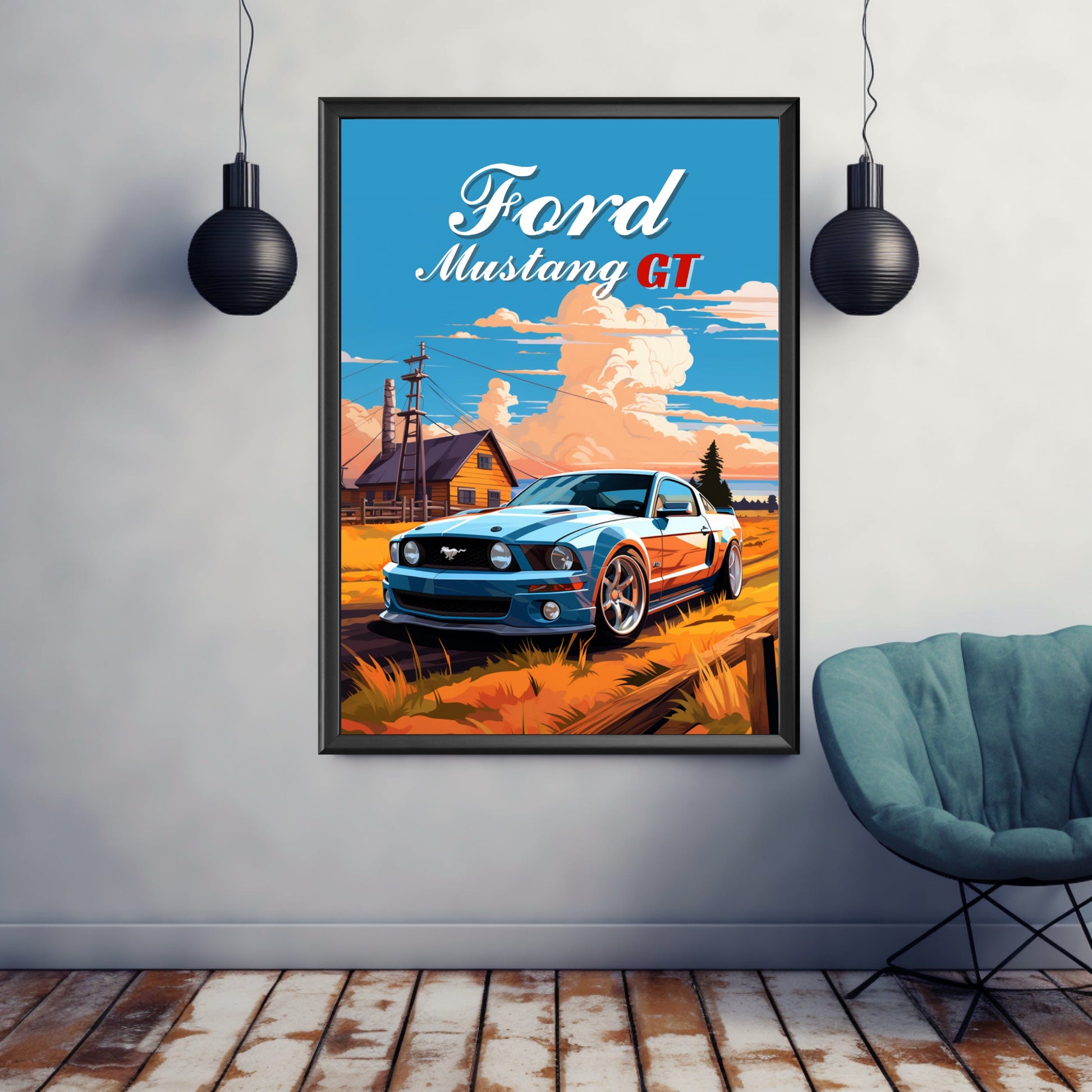 Ford Mustang GT Poster