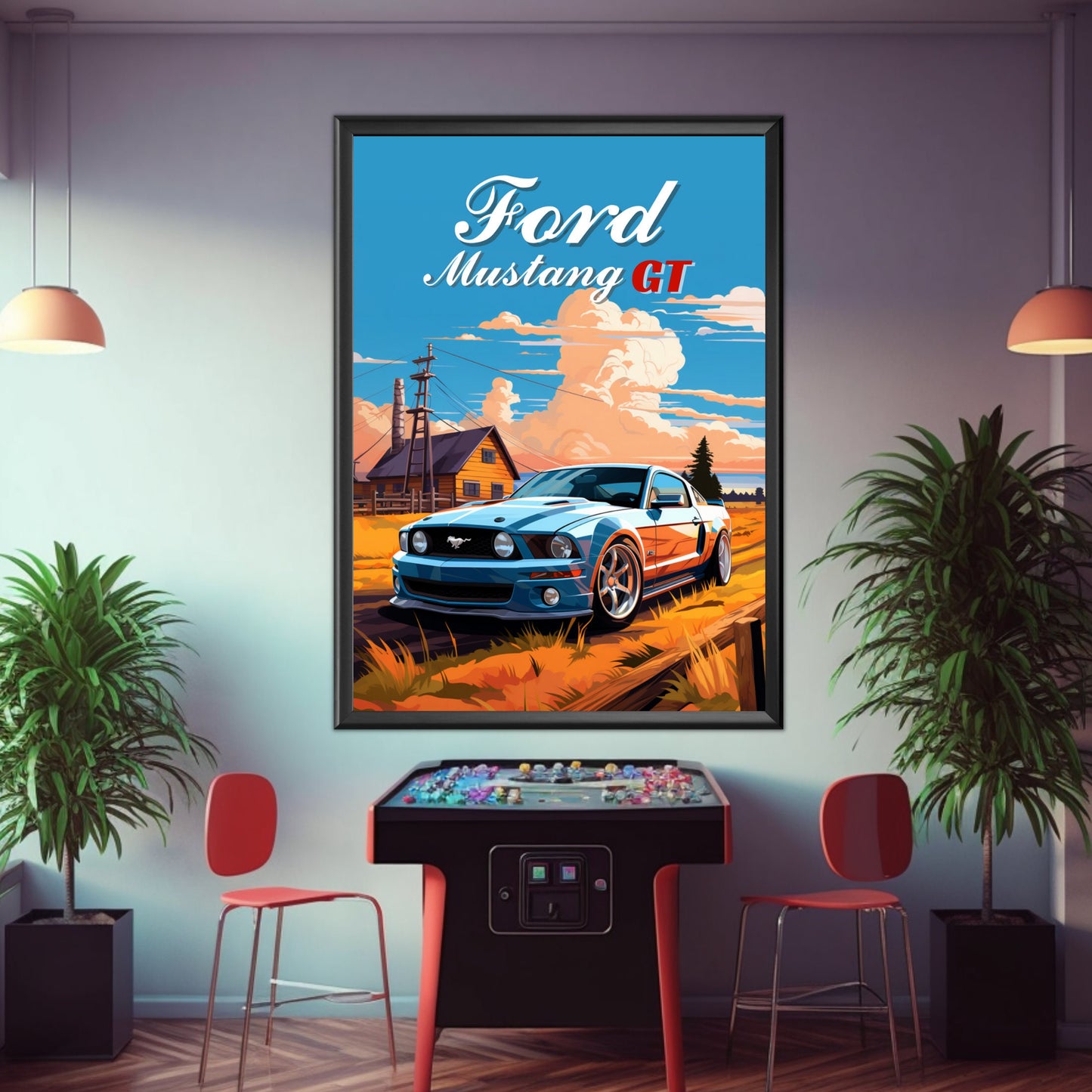 Ford Mustang GT Poster