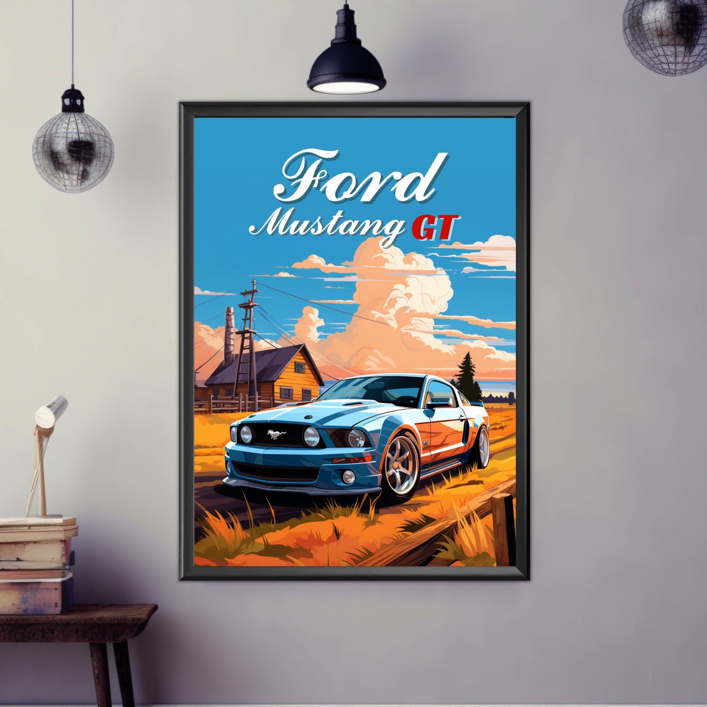 Ford Mustang GT Poster