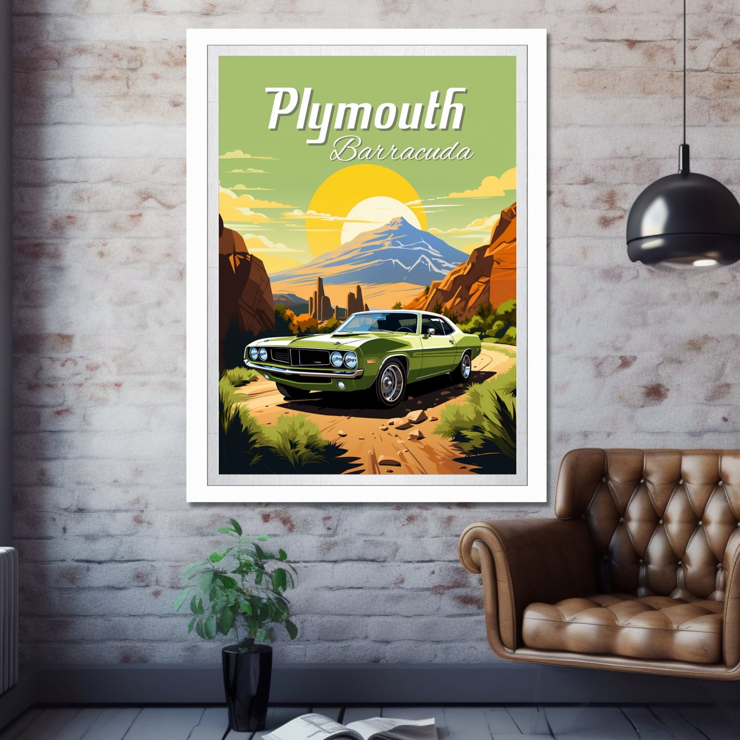 1970s Plymouth Barracuda Print