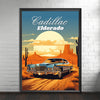 Cadillac Eldorado Print, 1970s Car Print, Cadillac Eldorado Poster, Car Art, Muscle Car Print, Classic Car, Car Print, Car Poster