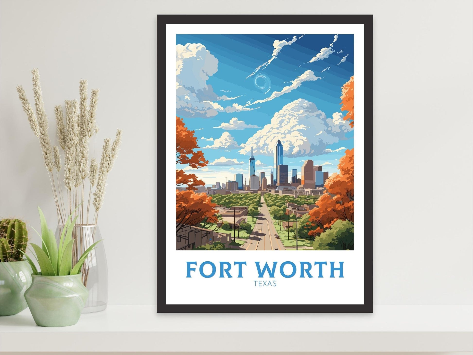 Fort Worth print