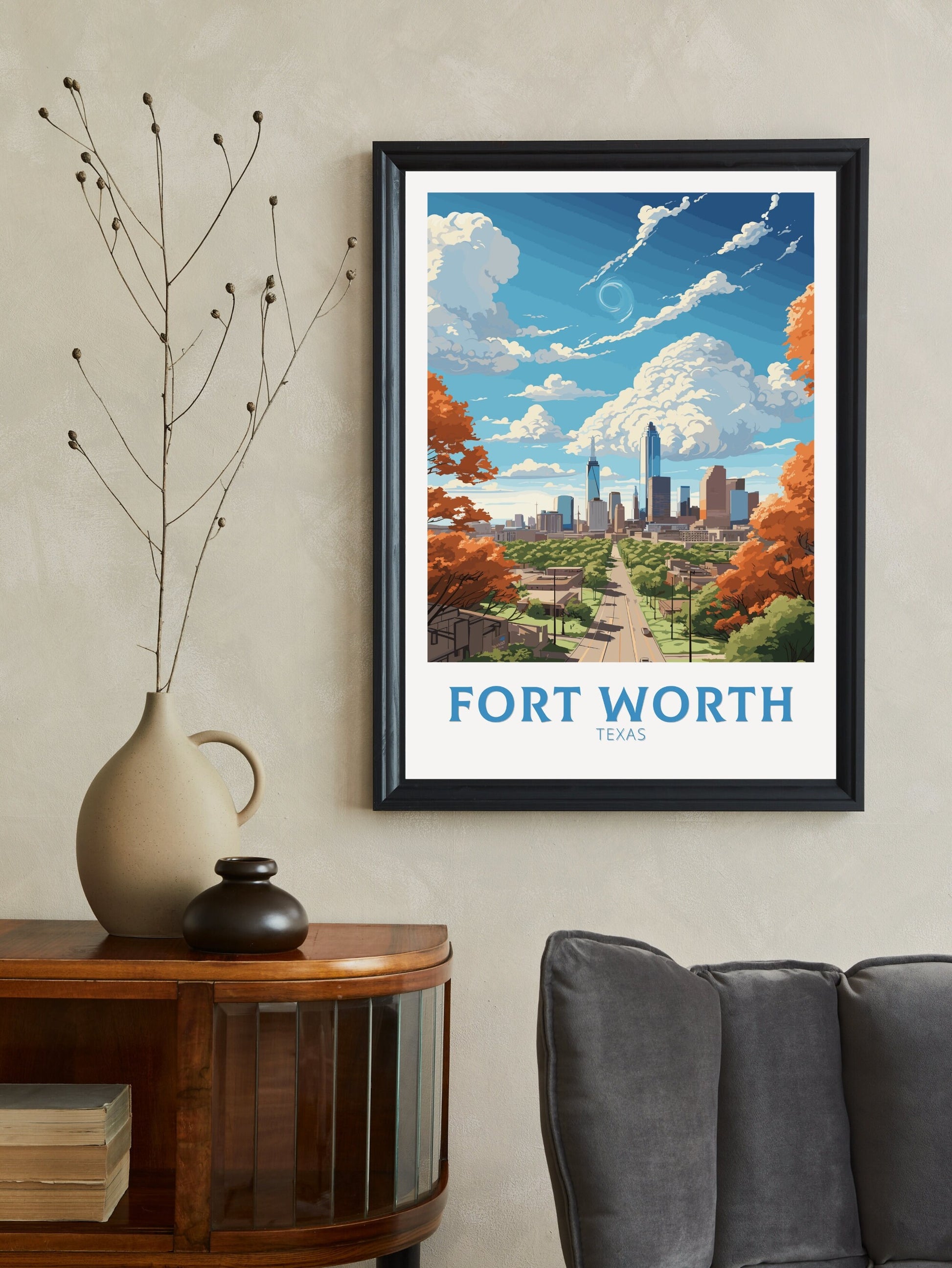 Fort Worth print