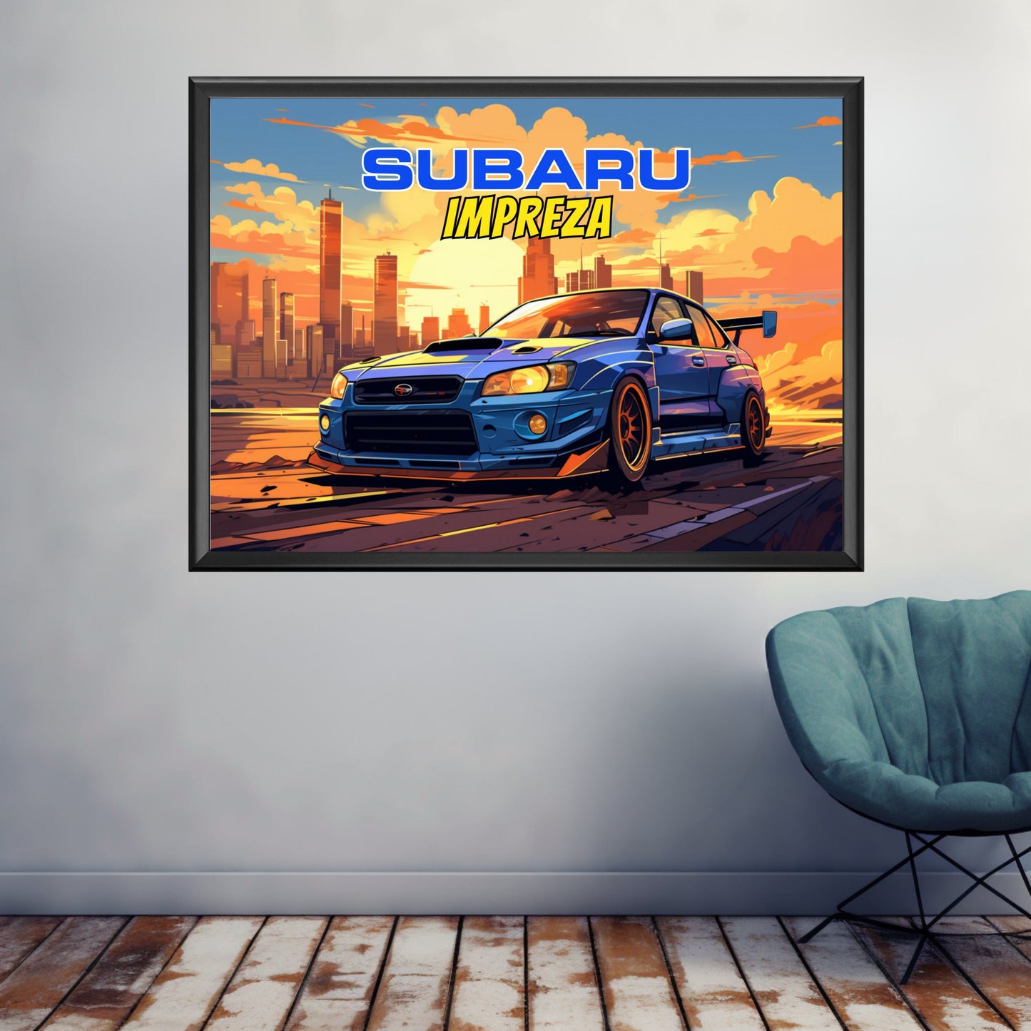 1990s Subaru Impreza Print