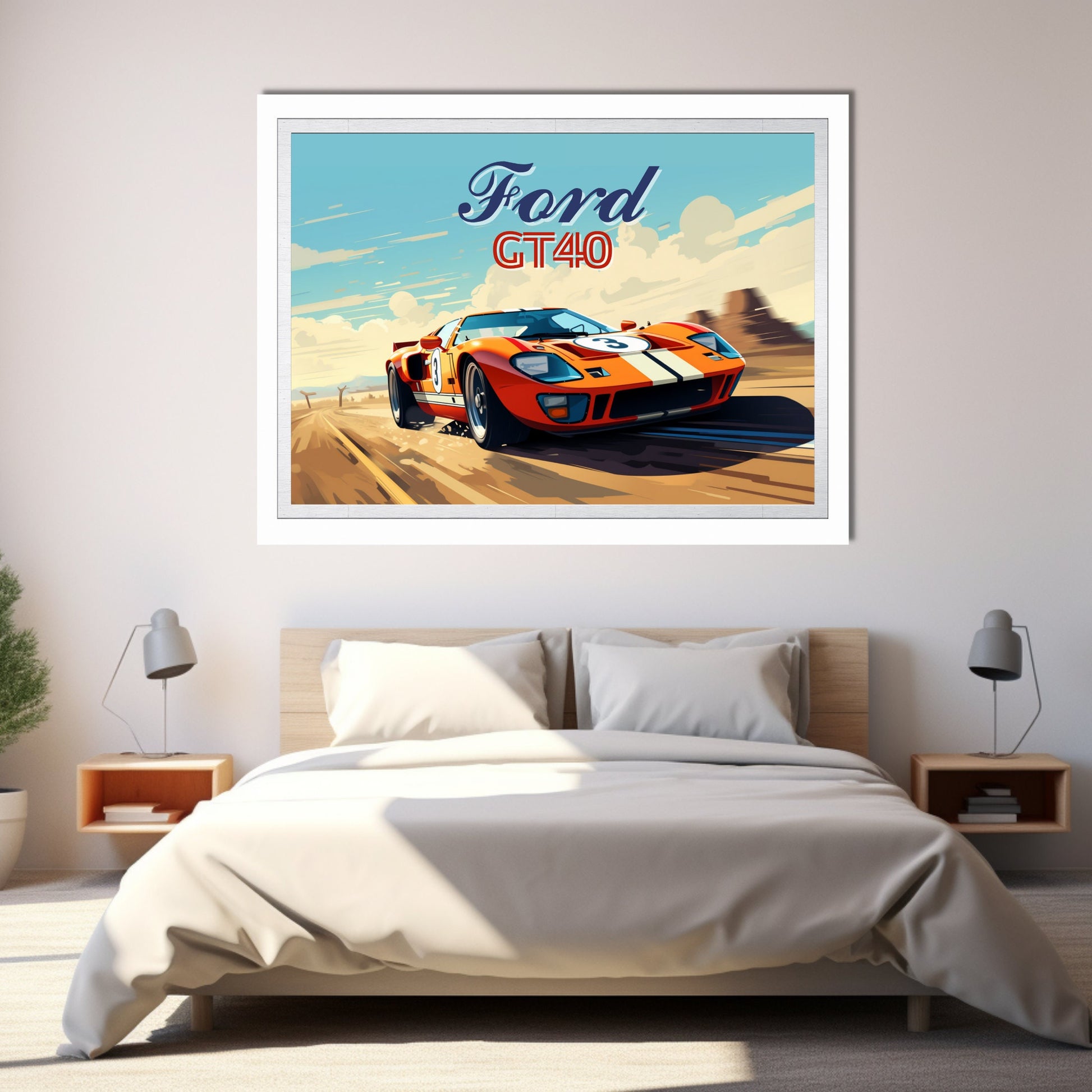 Ford GT40 Landscape Poster