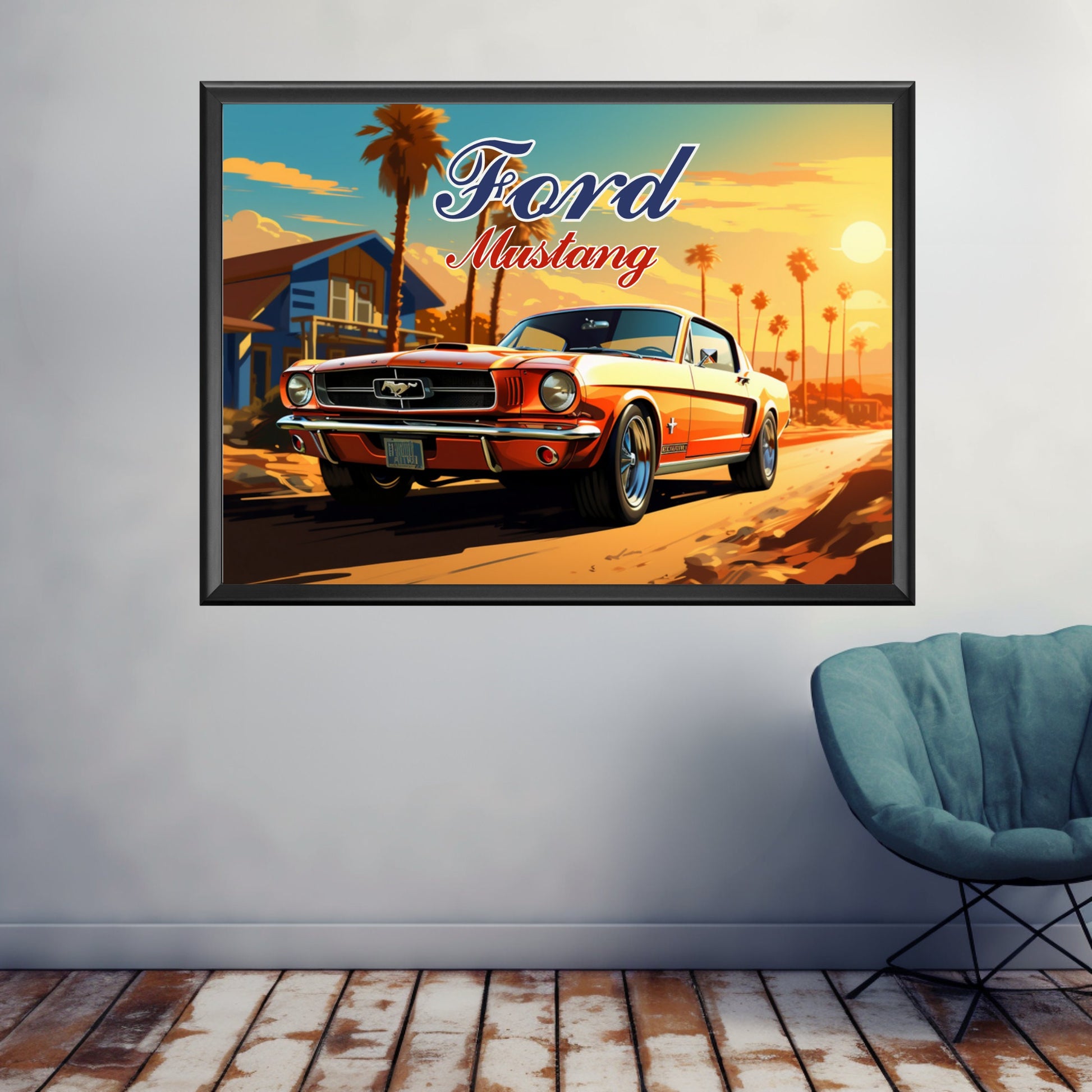 Ford Mustang Print, 1960s