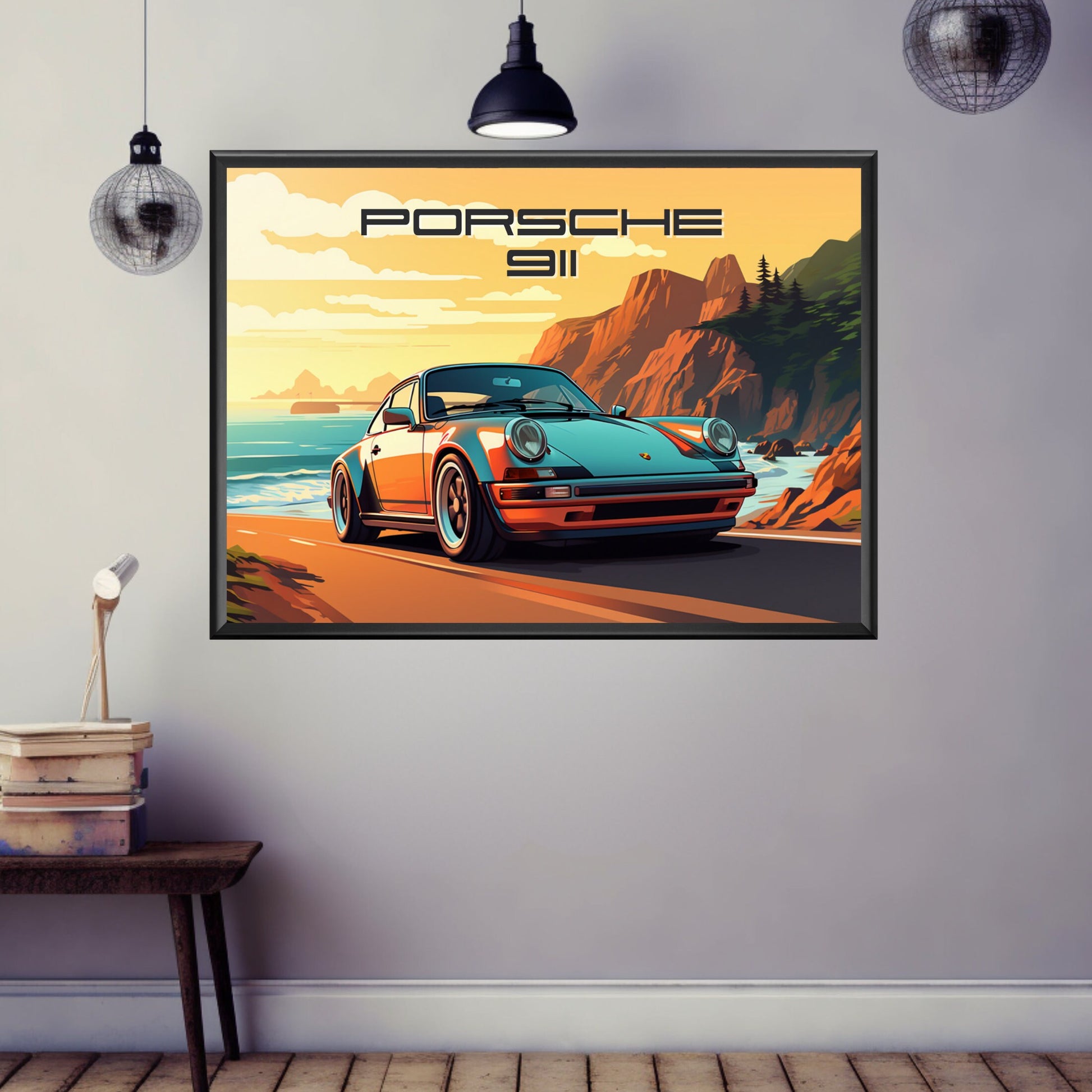 1980s Porsche 911 Print