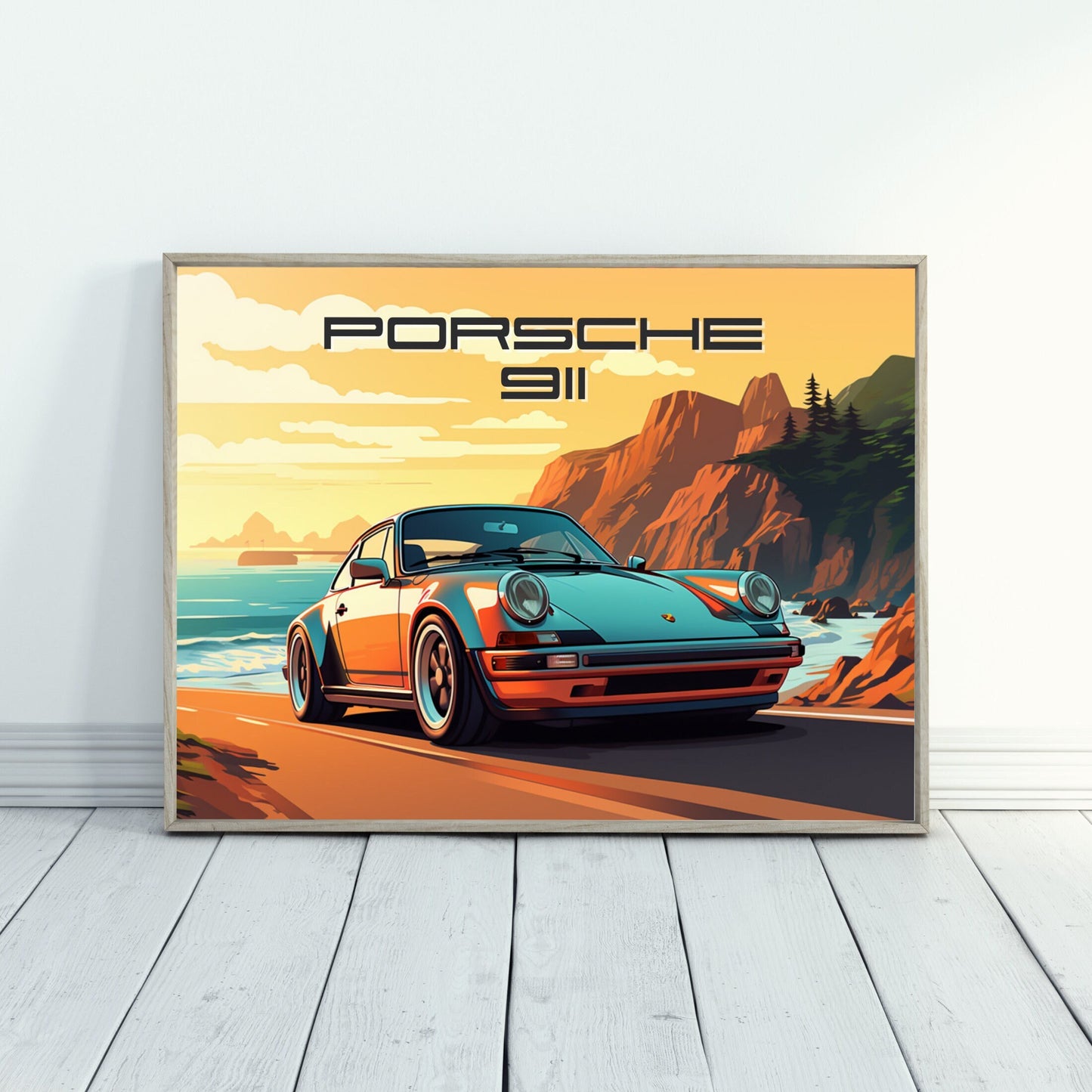 1980s Porsche 911 Print