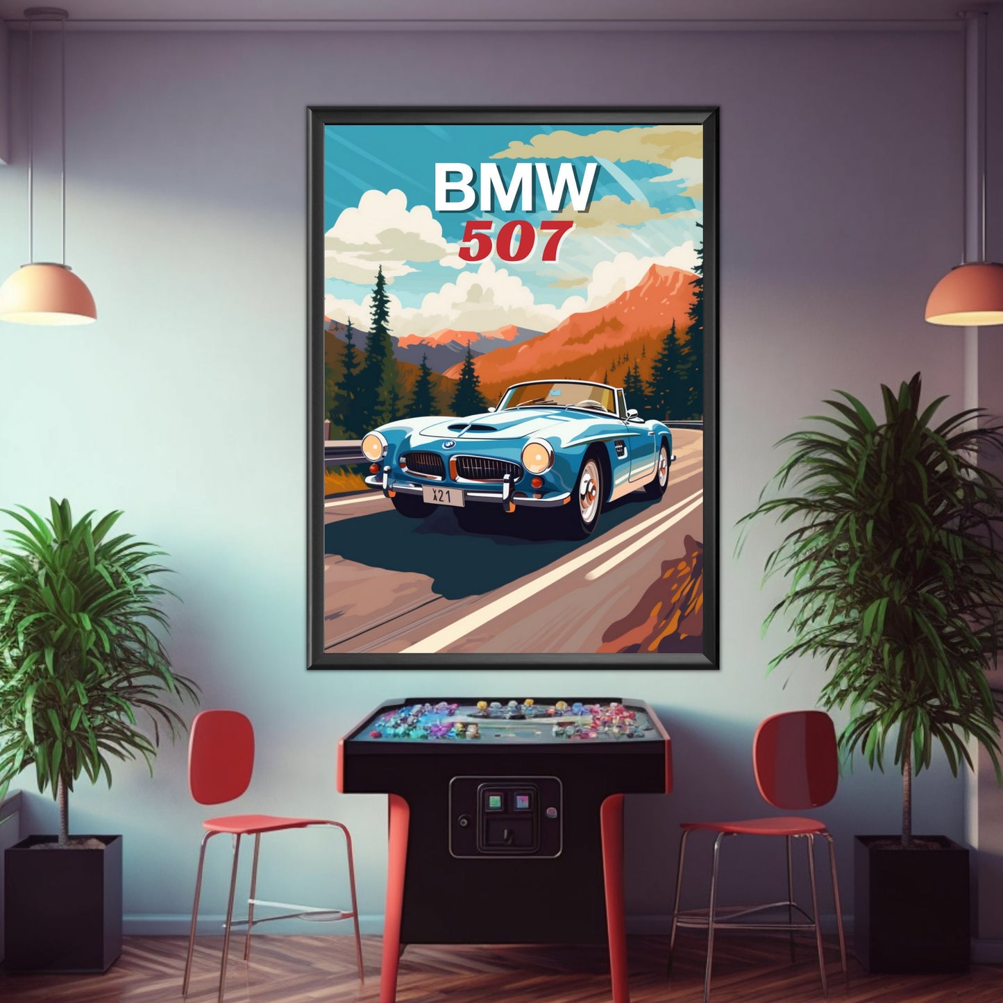 BMW 507 Print, 1950s