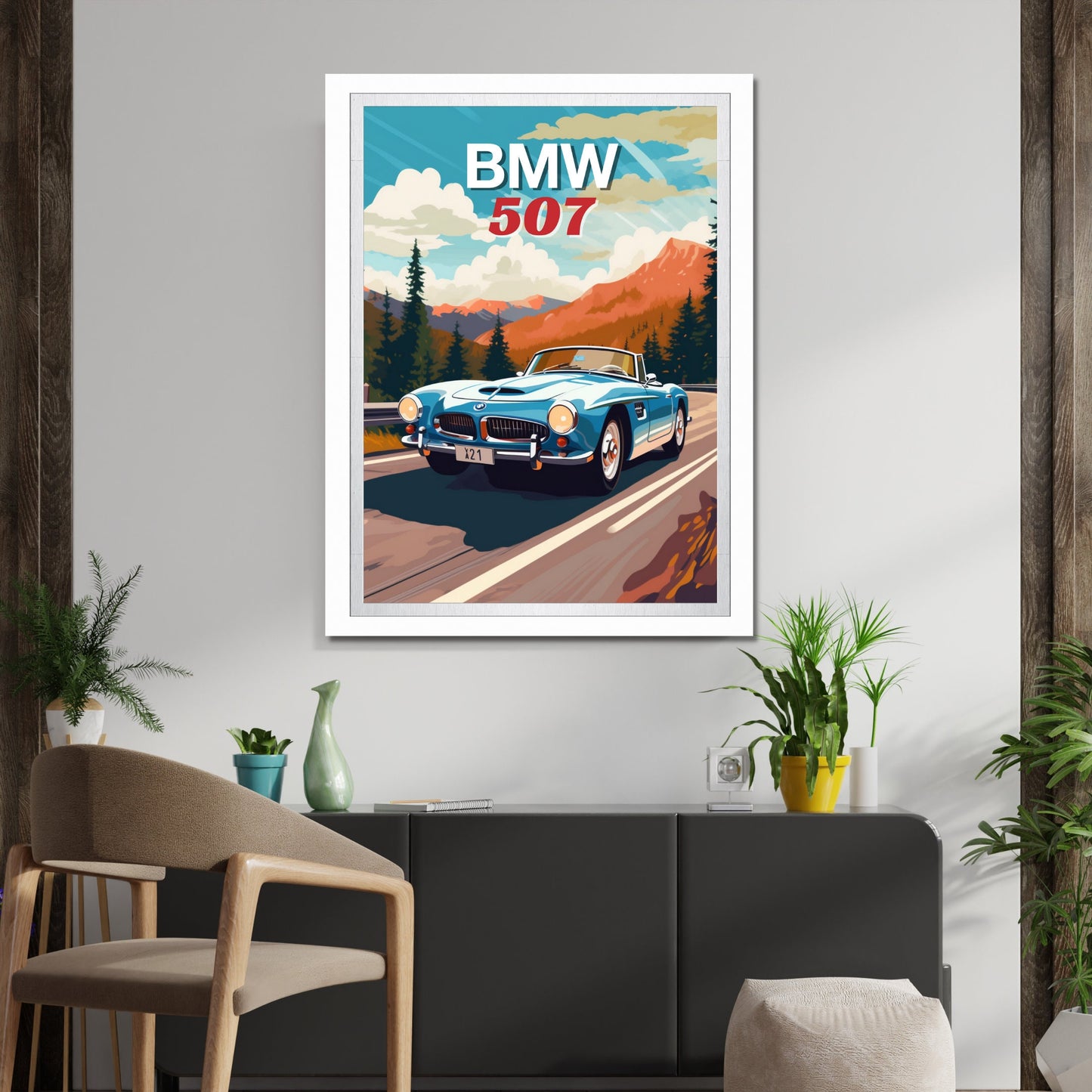 BMW 507 Print, 1950s