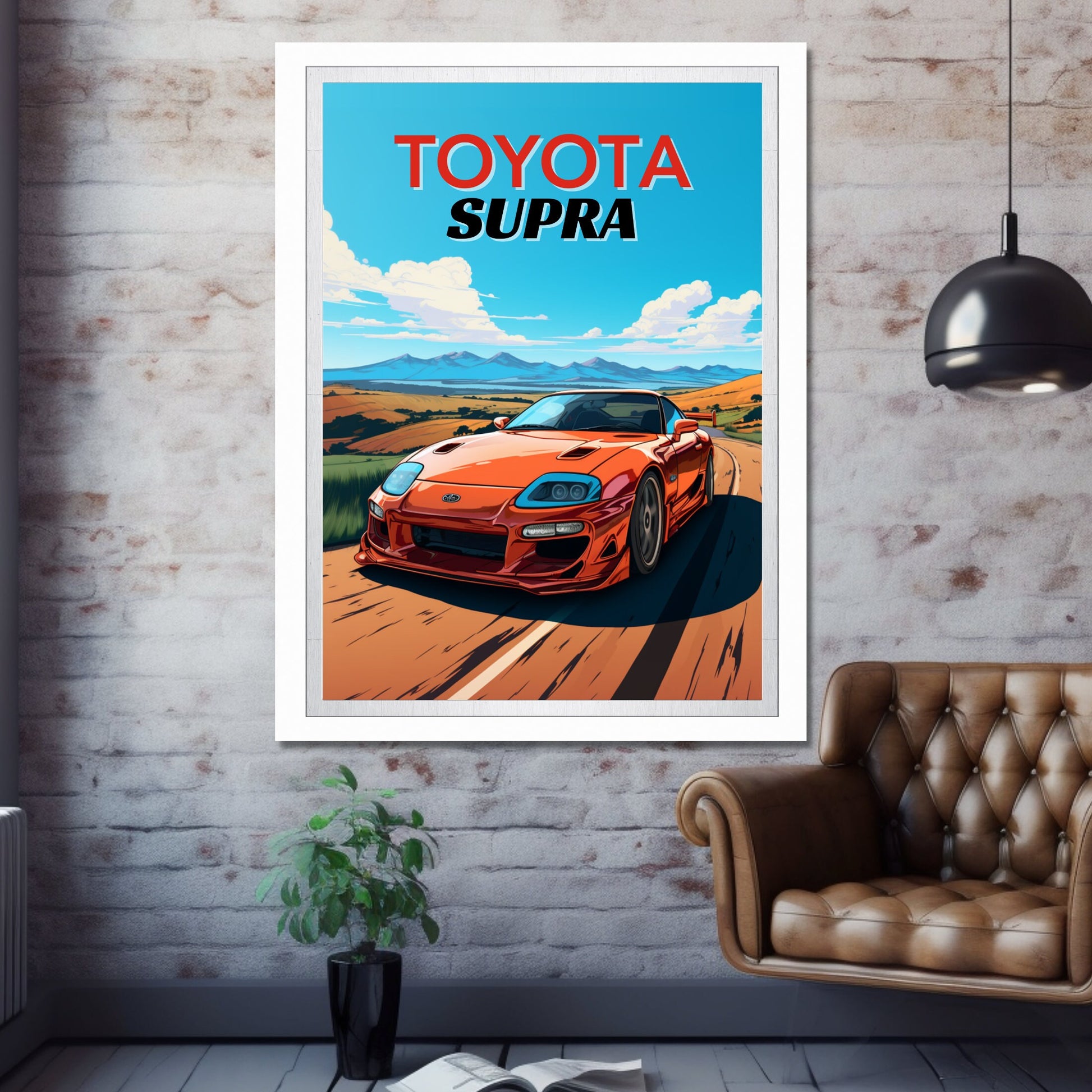 Toyota Supra Print, 1990s