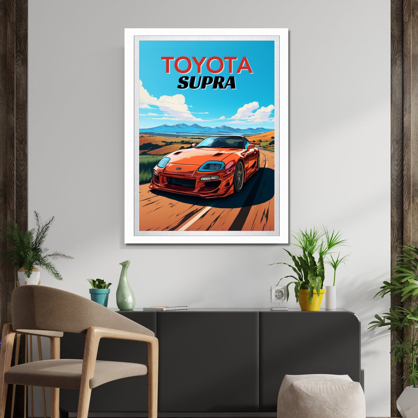 Toyota Supra Print, 1990s