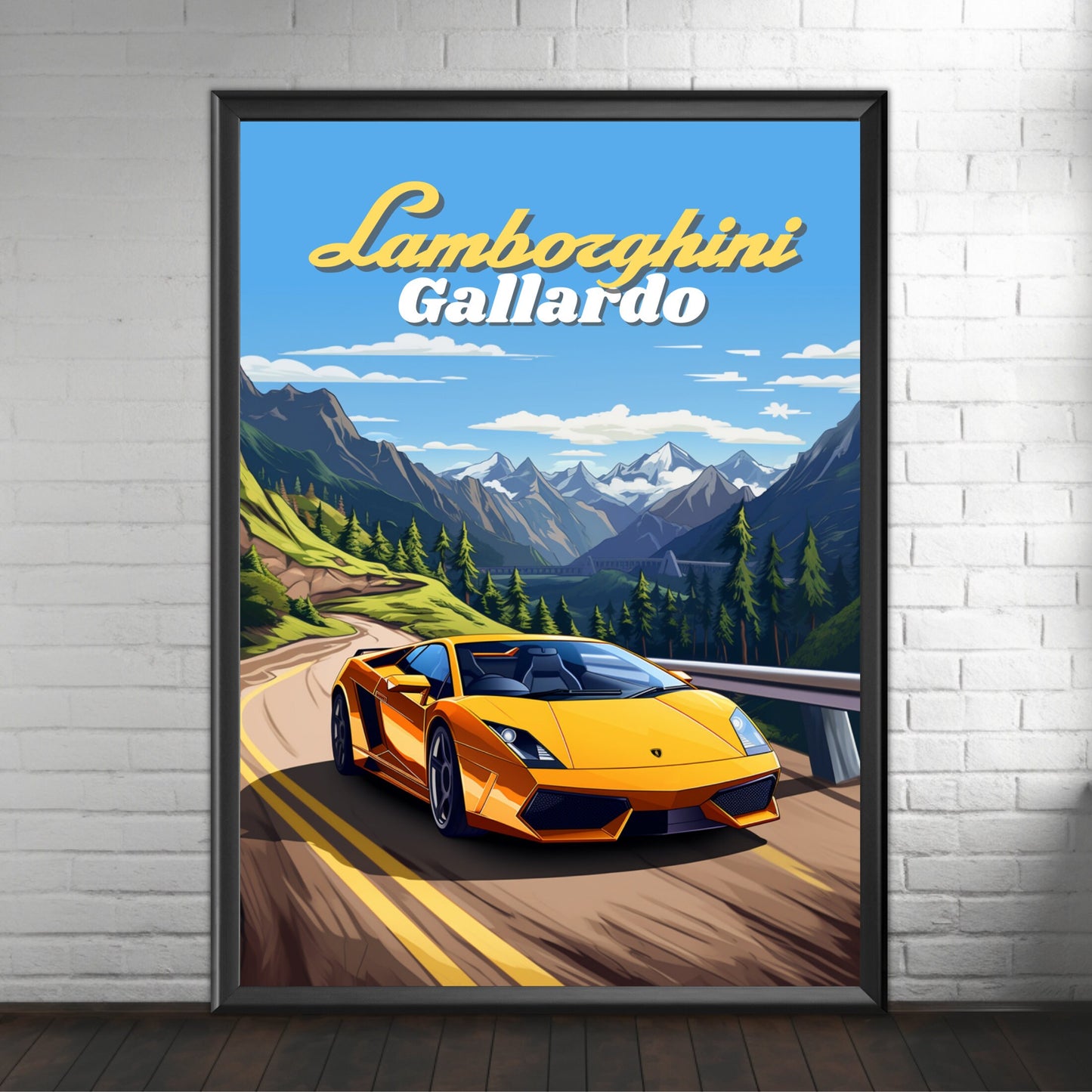 Lamborghini Gallardo Print