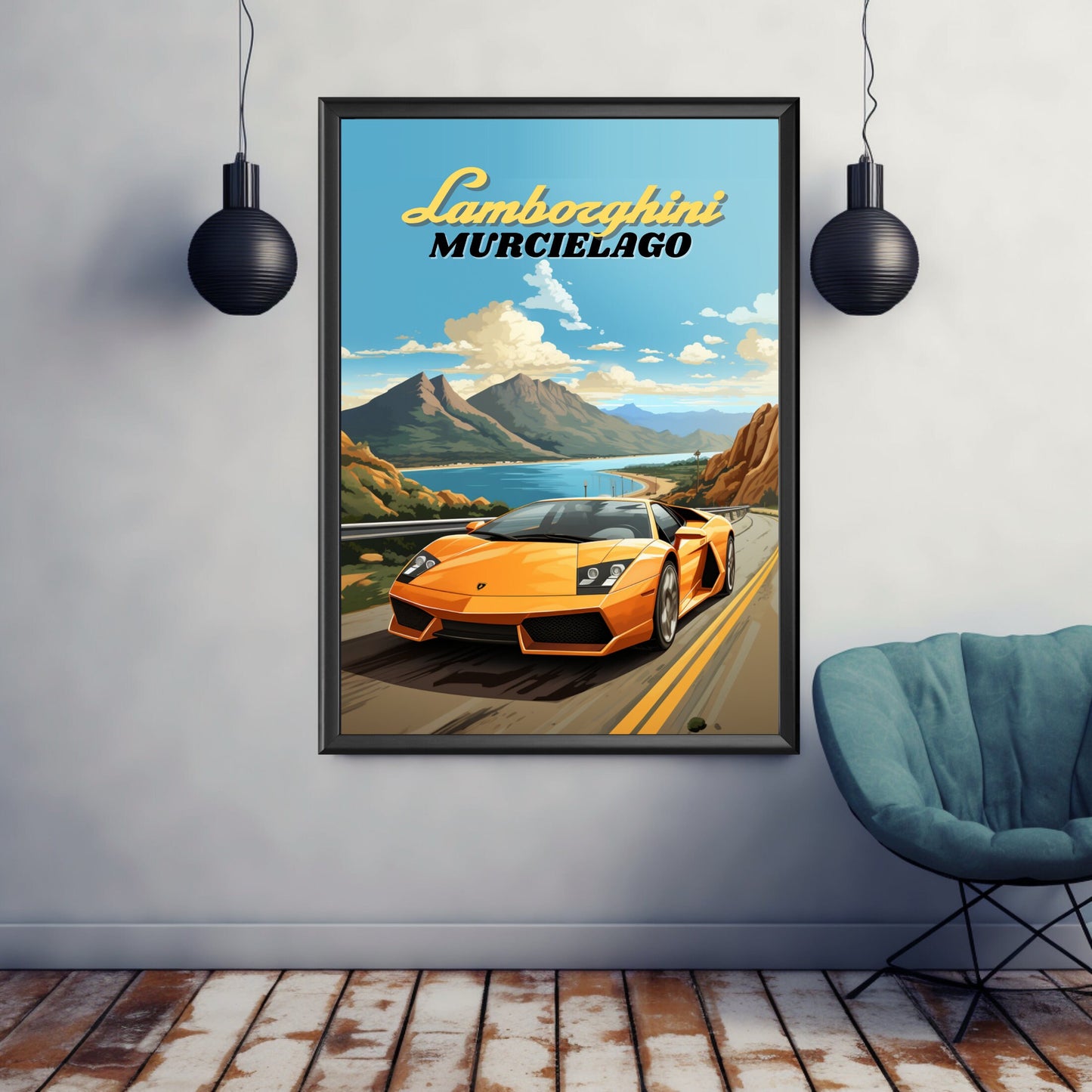 Lamborghini Murcielago Poster