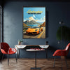 Lamborghini Murcielago Poster, Lamborghini Murcielago Print, Vintage Car Print, Car Art, Classic Car Print, Supercar Print, 2000s Car Print