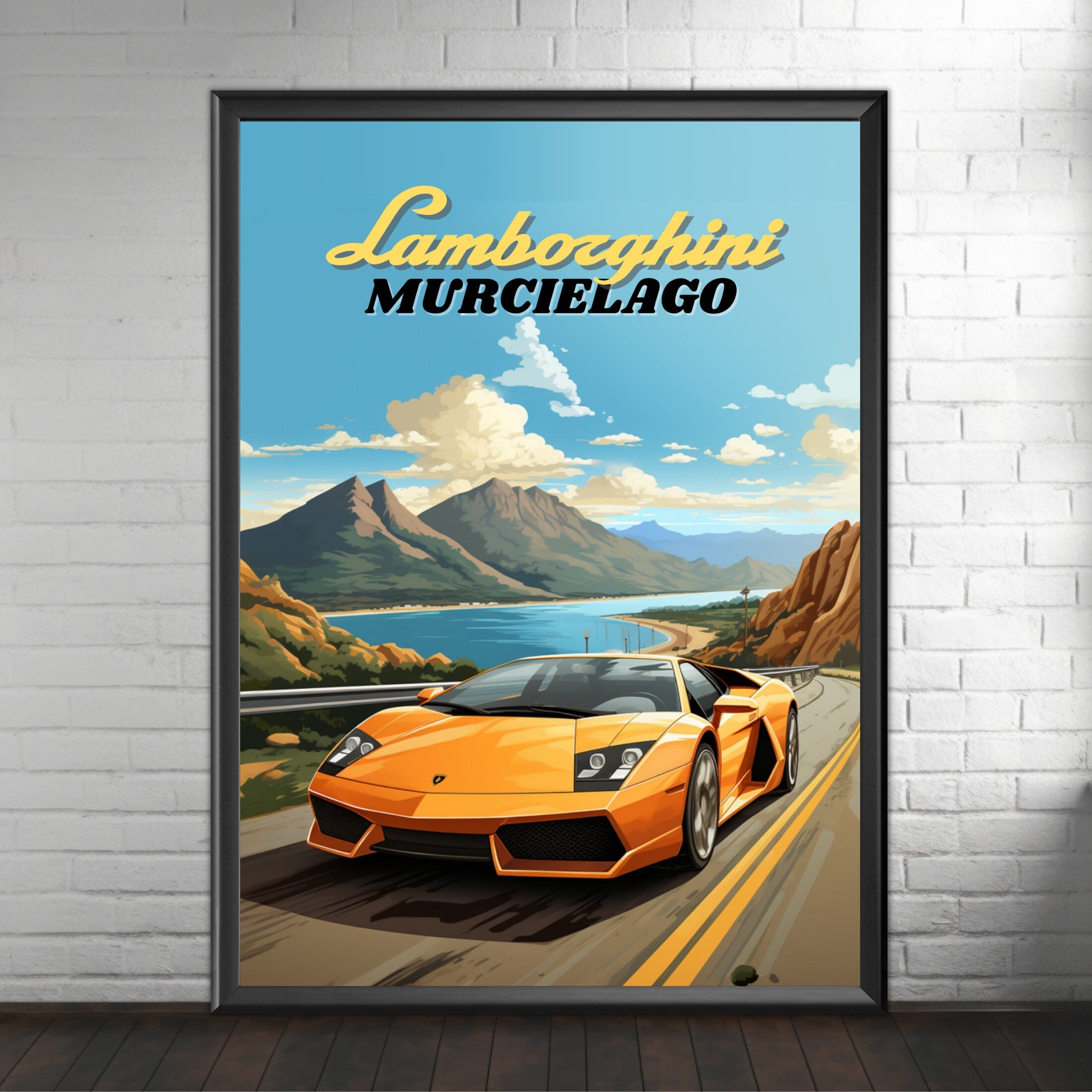 Lamborghini Murcielago Poster