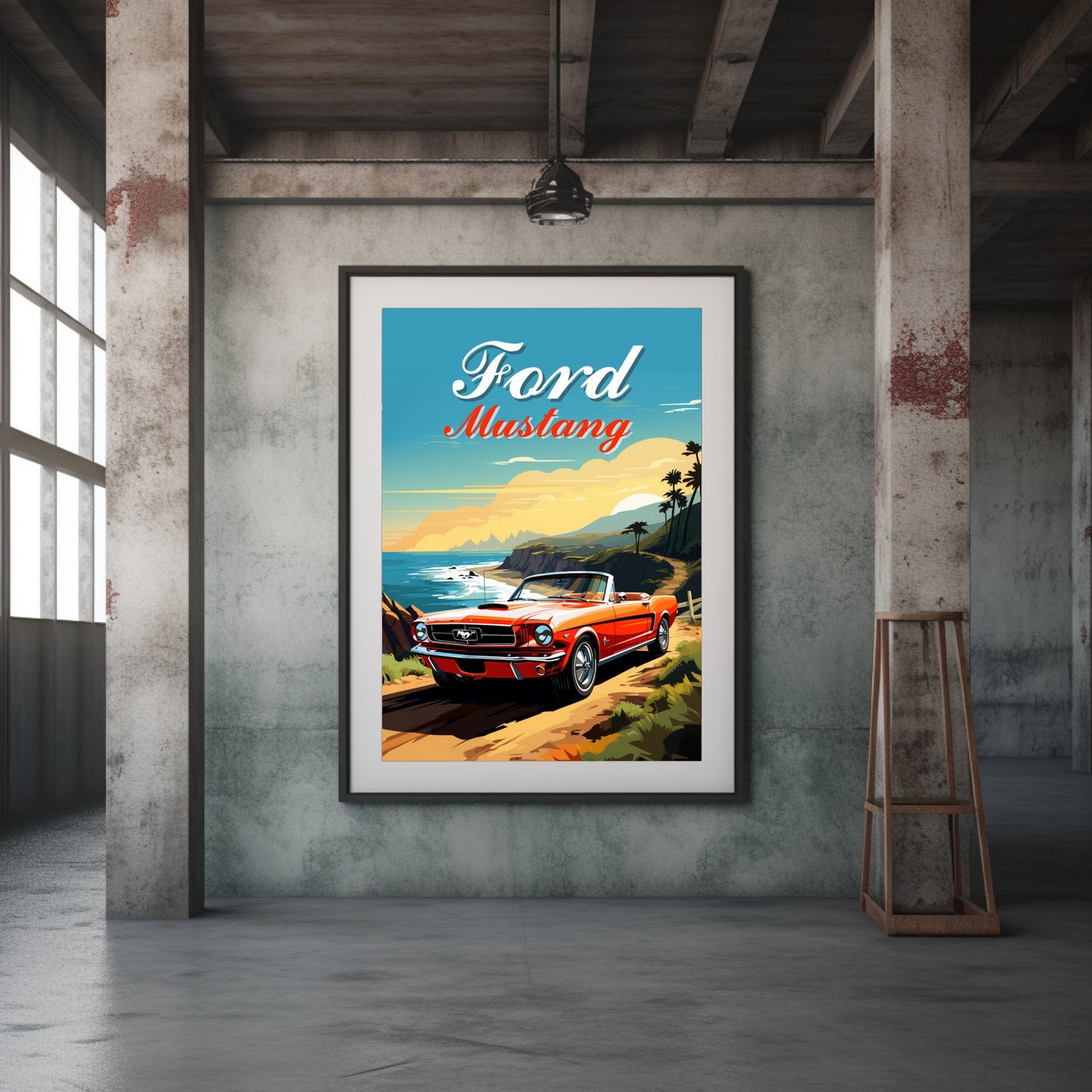 Ford Mustang 1965 Print