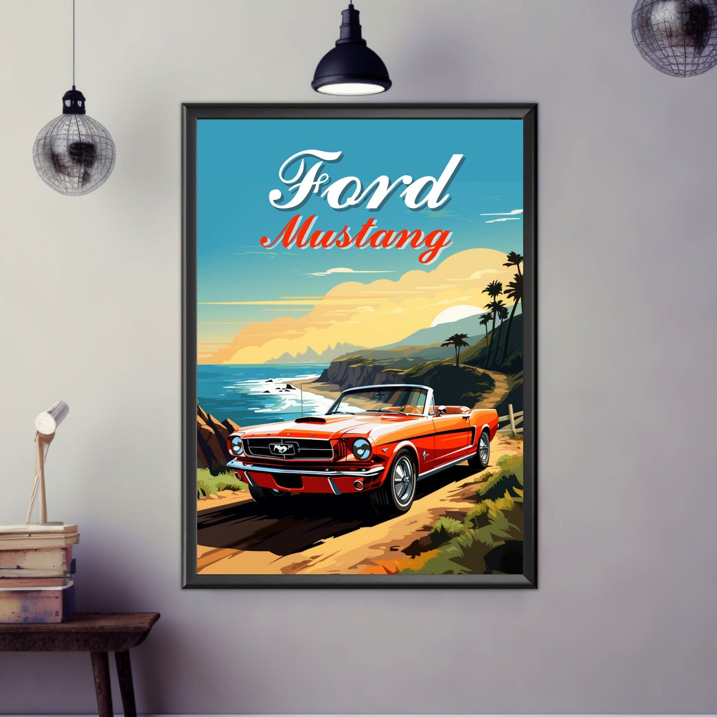 Ford Mustang 1965 Print