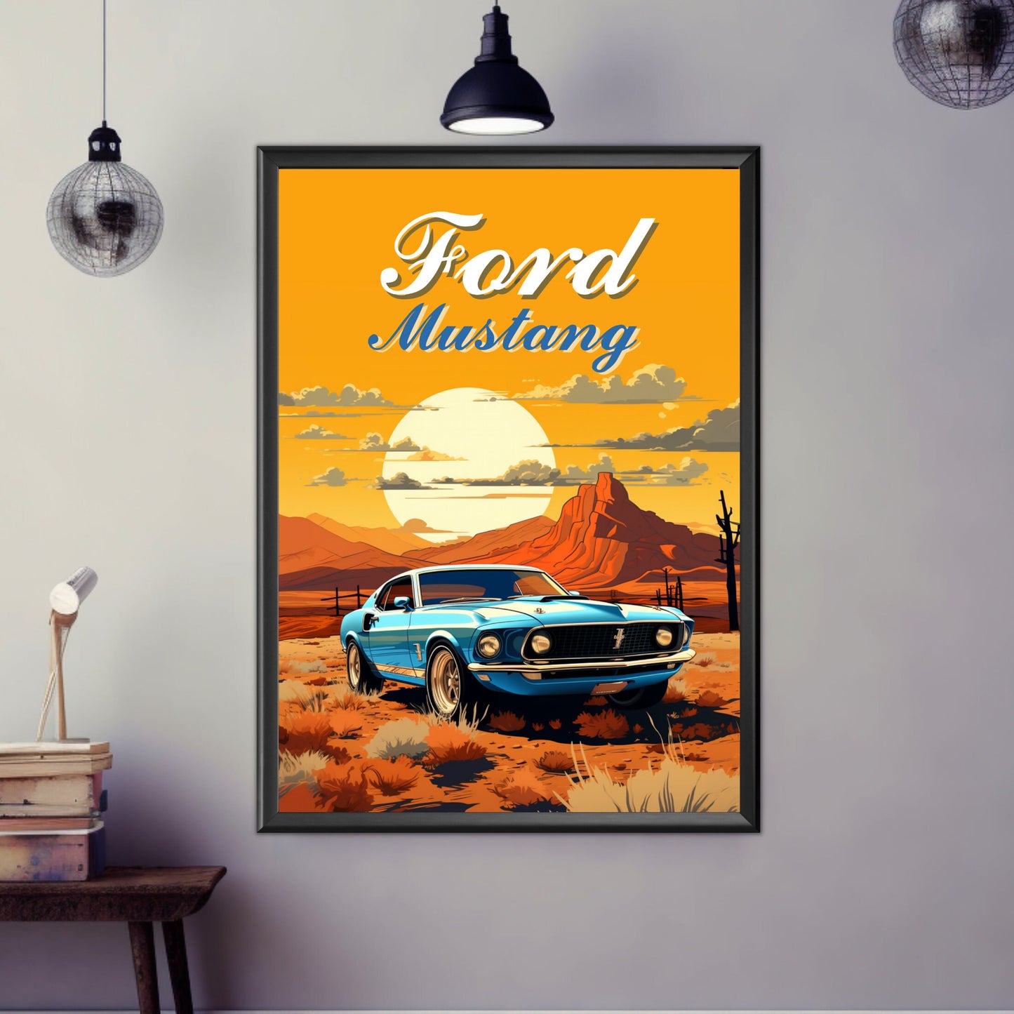 Ford Mustang 1969 Print