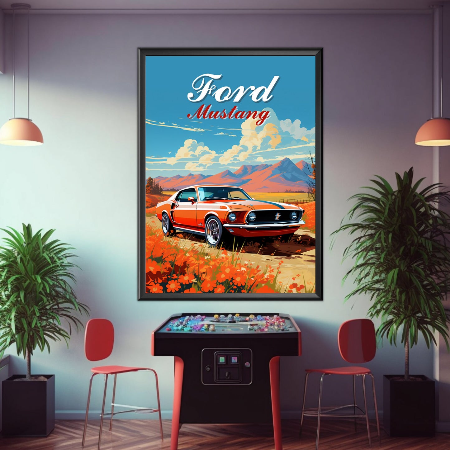 Ford Mustang 1970 Poster