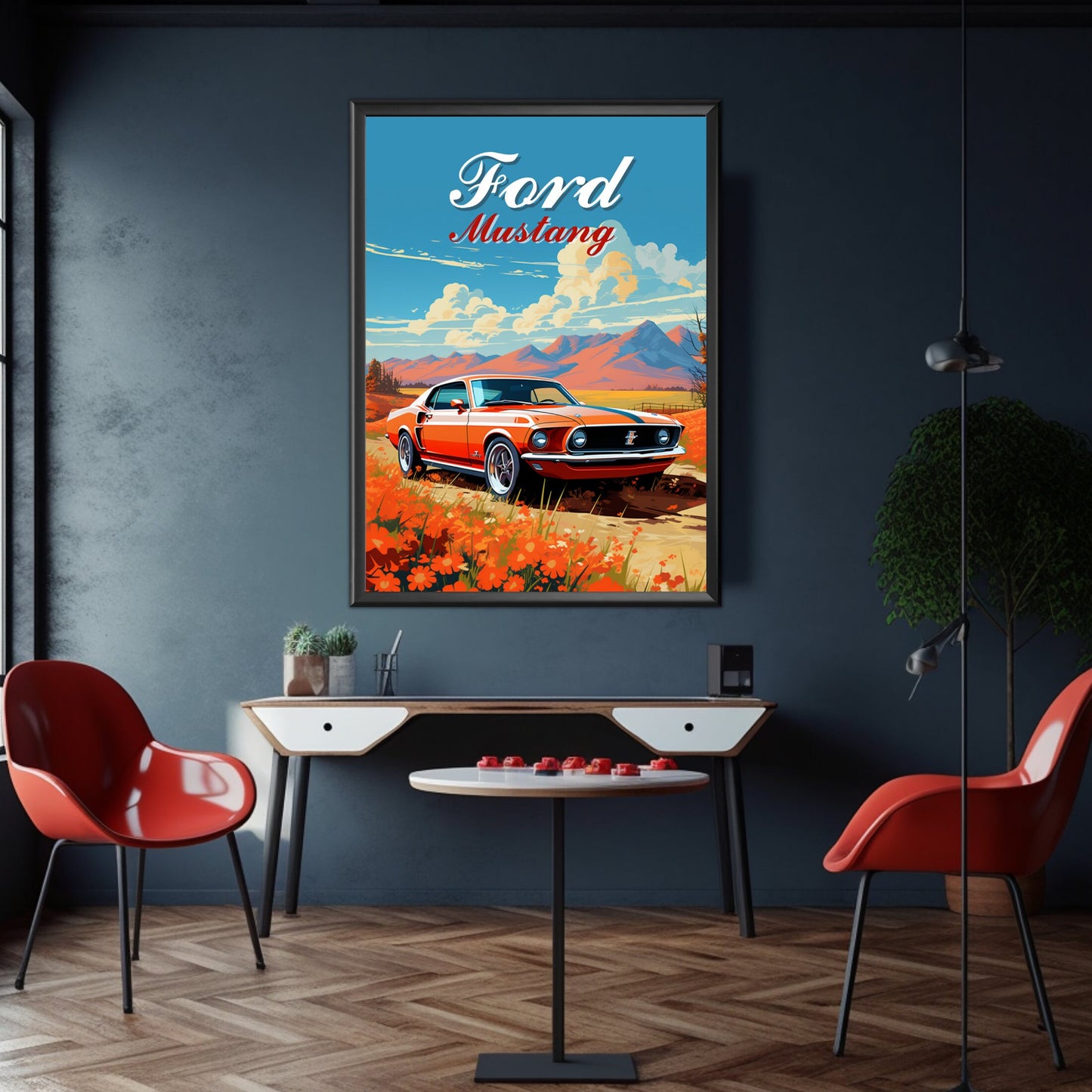 Ford Mustang 1970 Poster