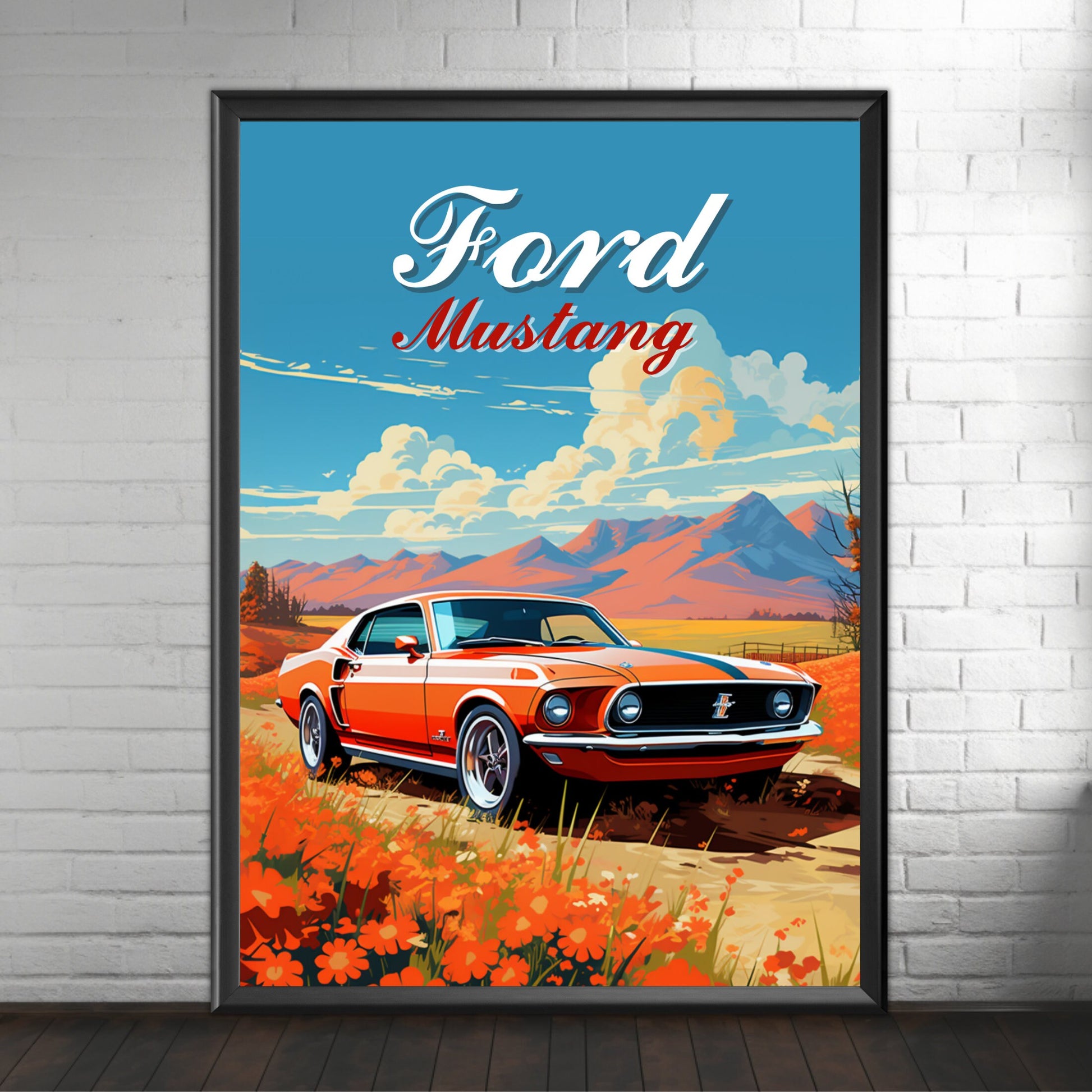 Ford Mustang 1970 Poster