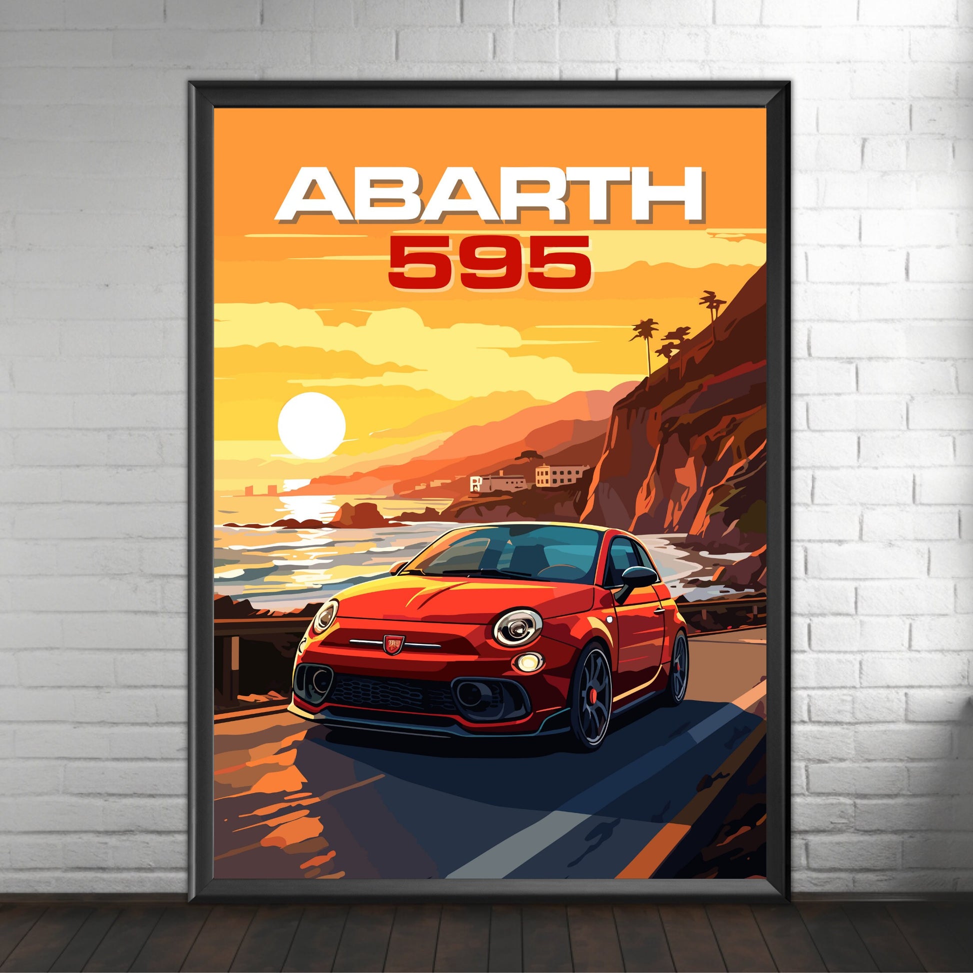 Abarth 595 Poster