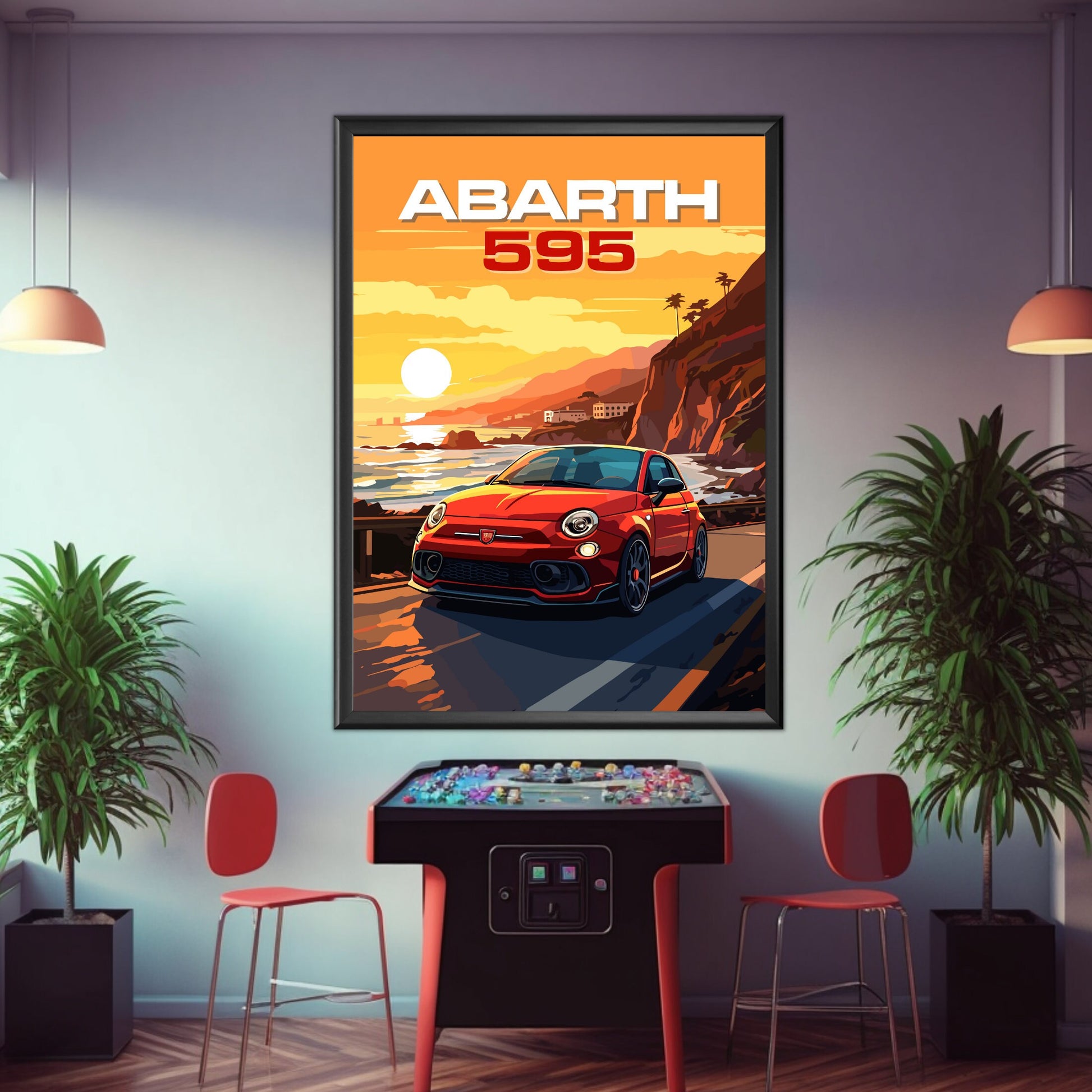 Abarth 595 Poster