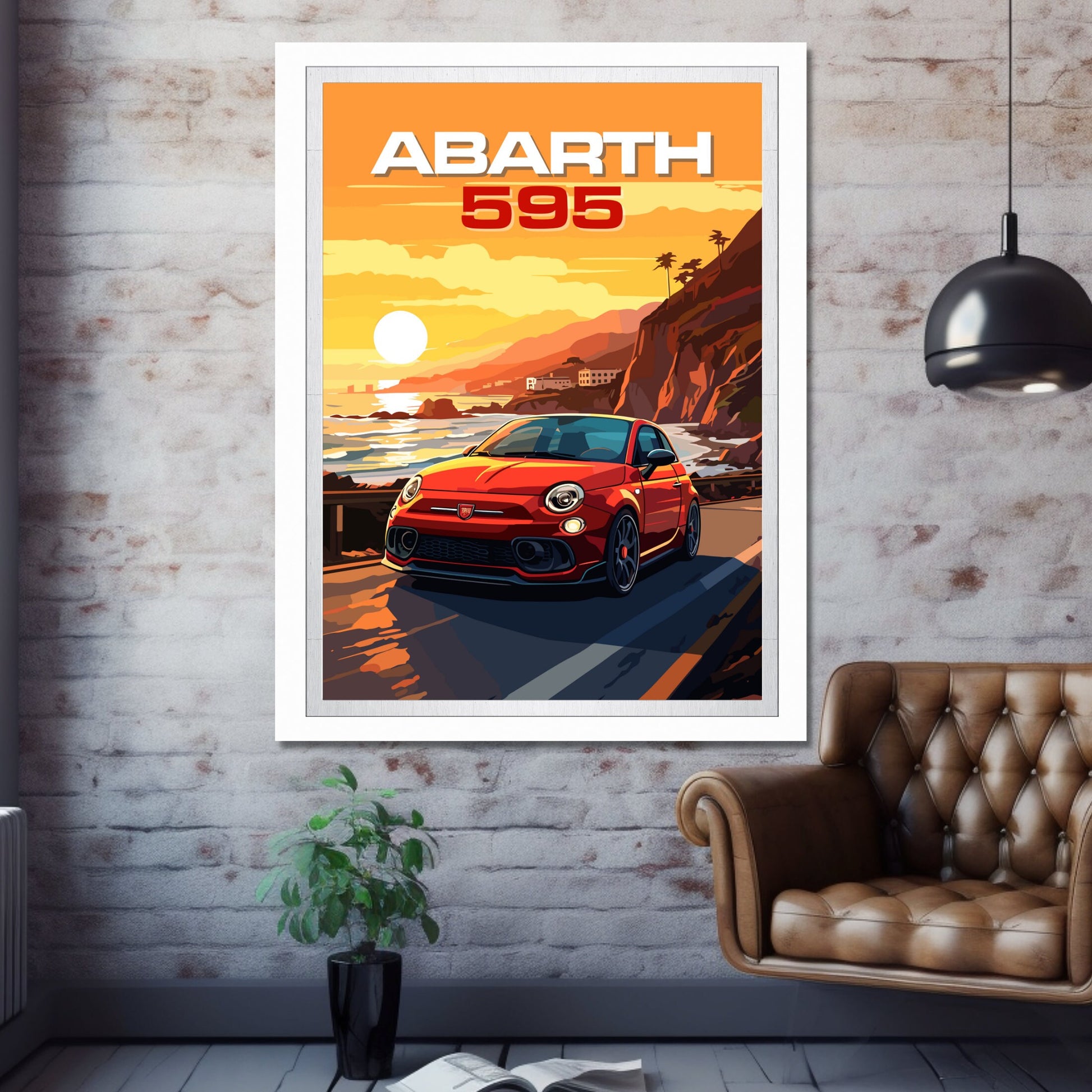 Abarth 595 Poster