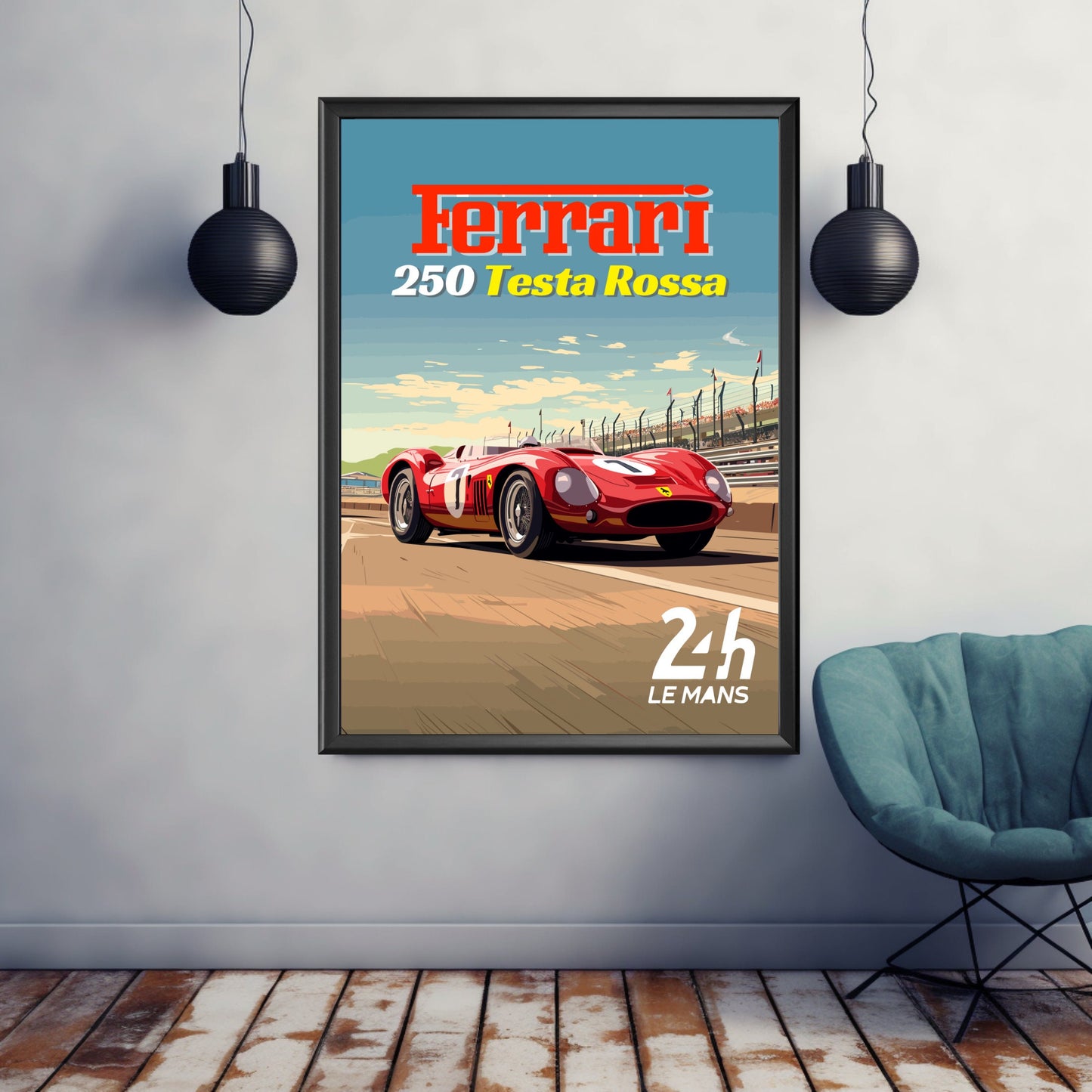 Ferrari 250 Testa Rossa Plus Print