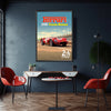 Ferrari 250 Testa Rossa Plus Print, Ferrari 250 Testa Rossa Poster, Car Print, Car Art, Race Car Print, Car Poster, 24h of Le Mans