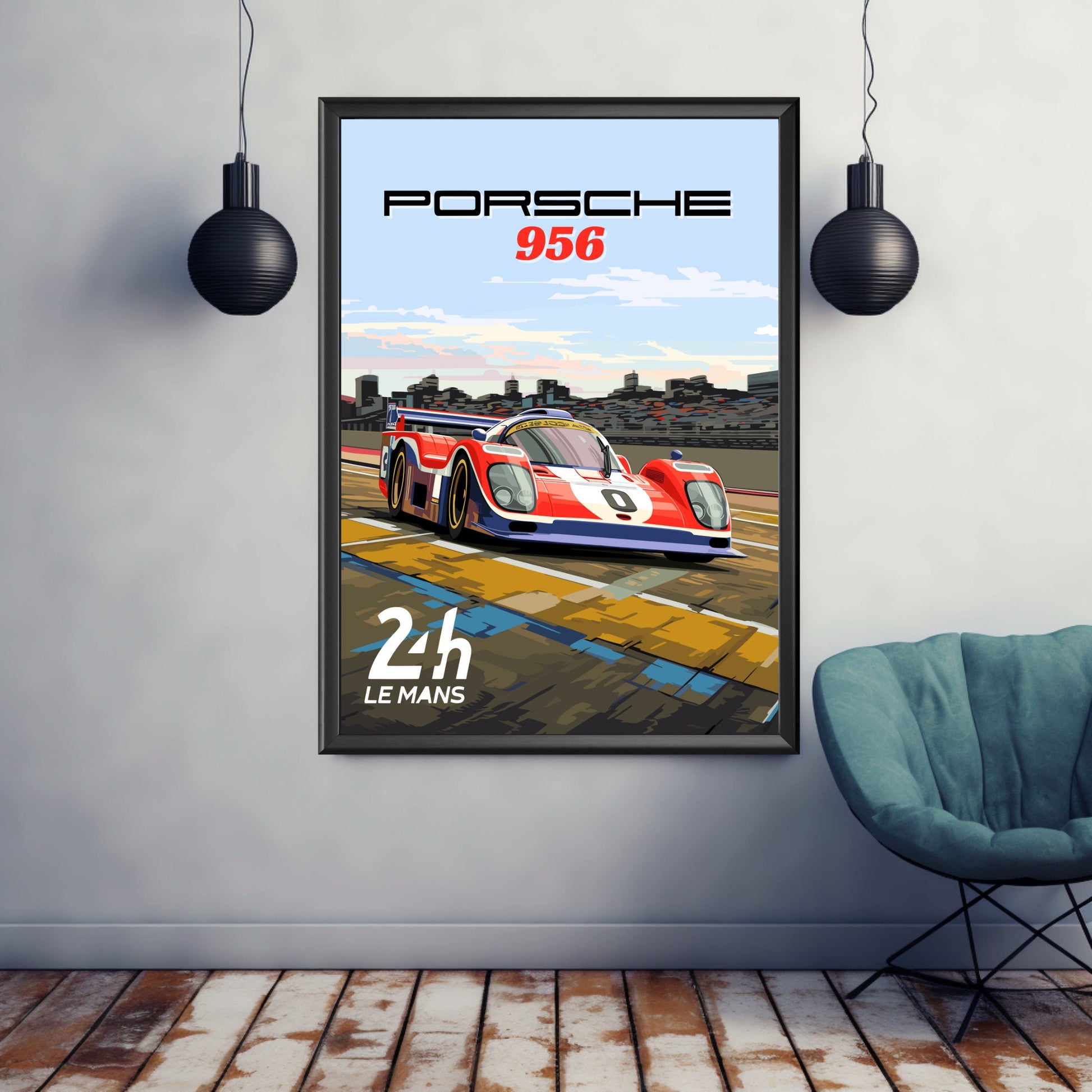 Porsche 956 Print